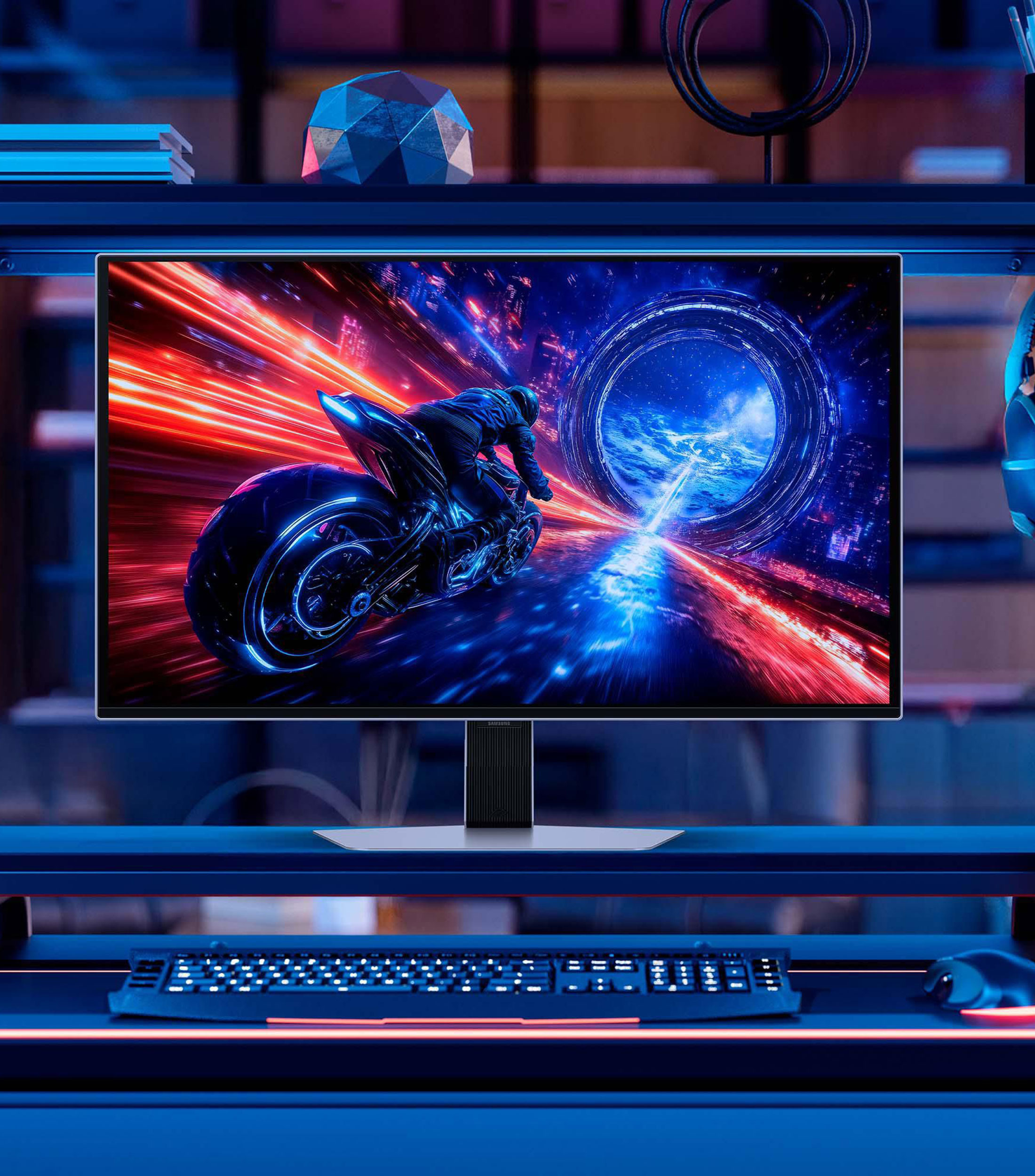 Monitor Gamer 27 Pulgadas Plana OLED G6 LS27FG602SLXZX