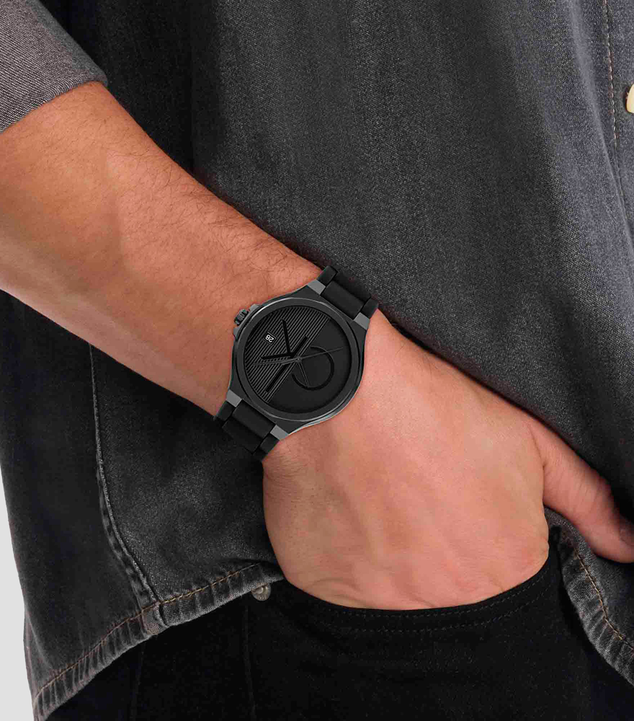 Reloj para Hombre Confidence casual negro