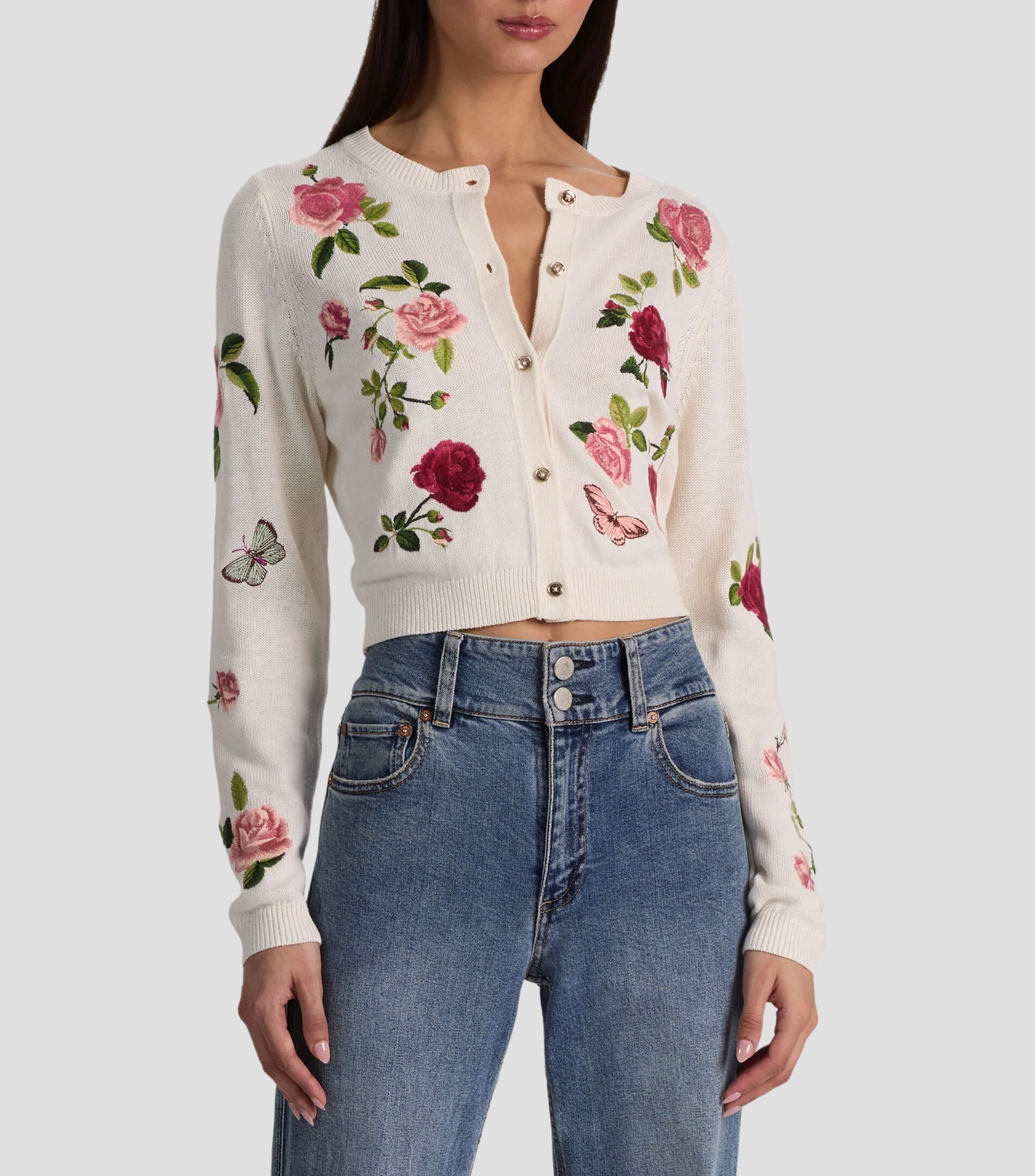 Cárdigan estampado Mujer