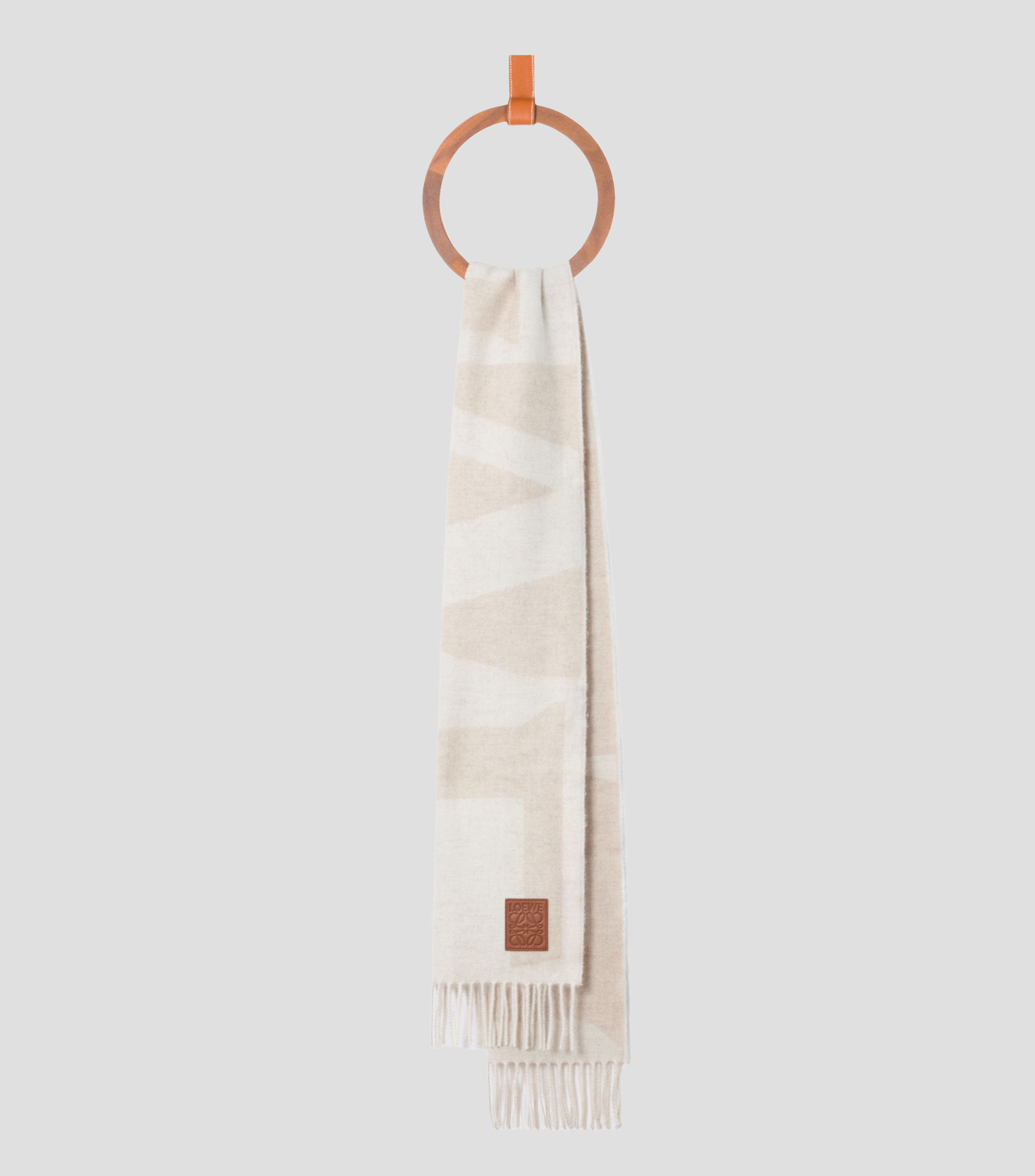 Bufanda con jacquard Mujer