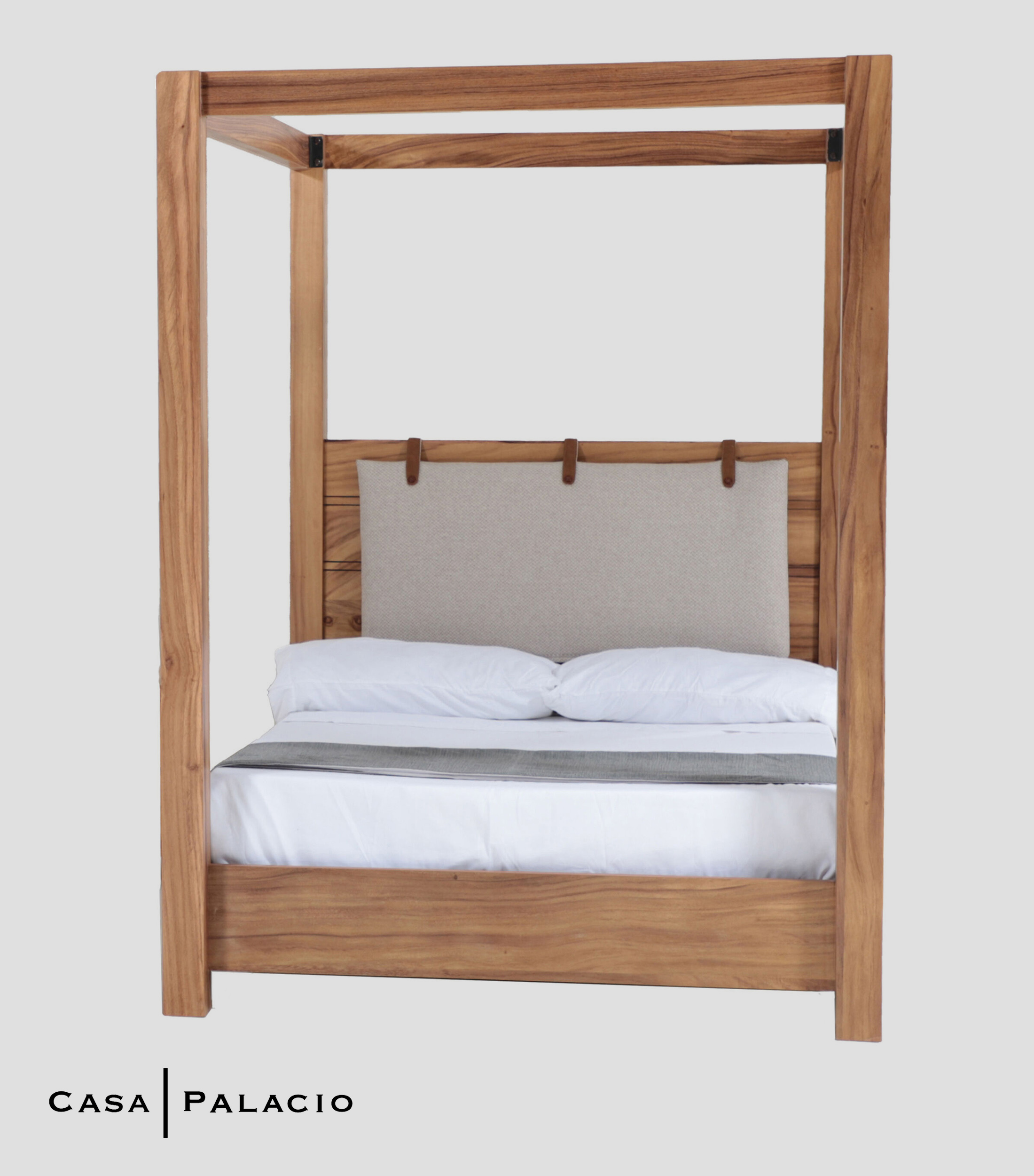 Cama Queen Size Adela de Parota