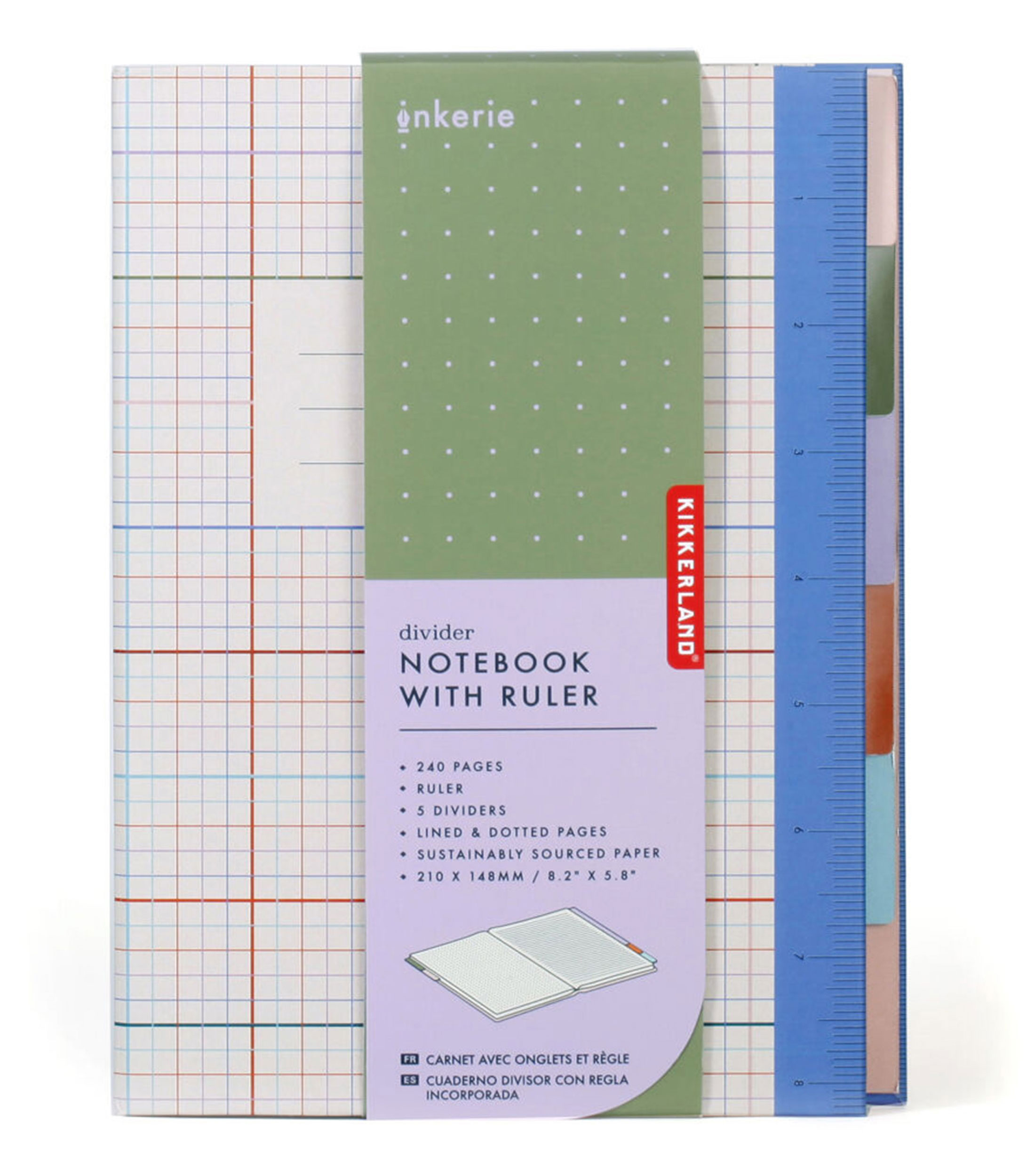 Cuaderno Divisor con Regla