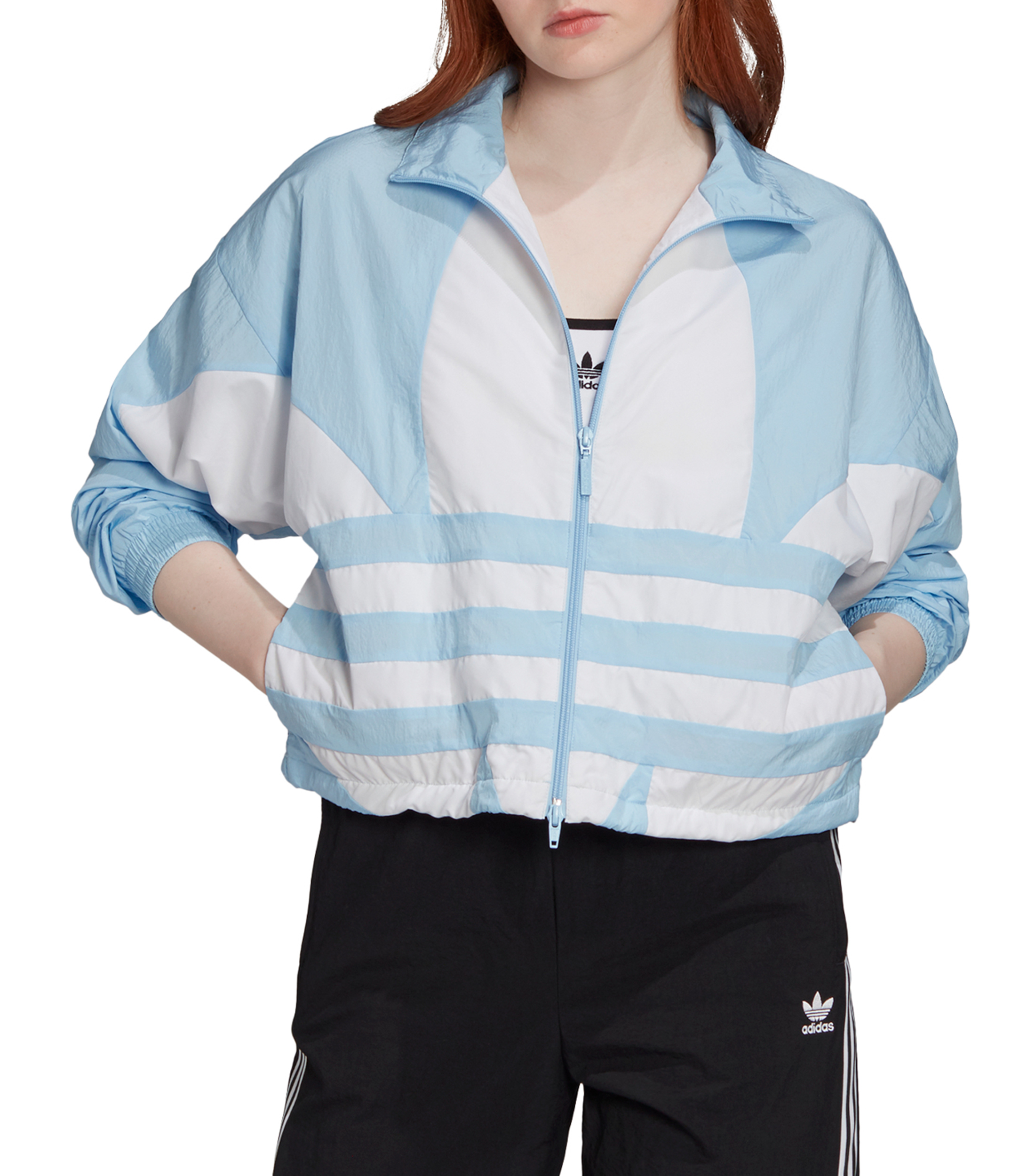 Chamarras Deportivas Chamarras Adidas Azules Para Mujer Chamarra