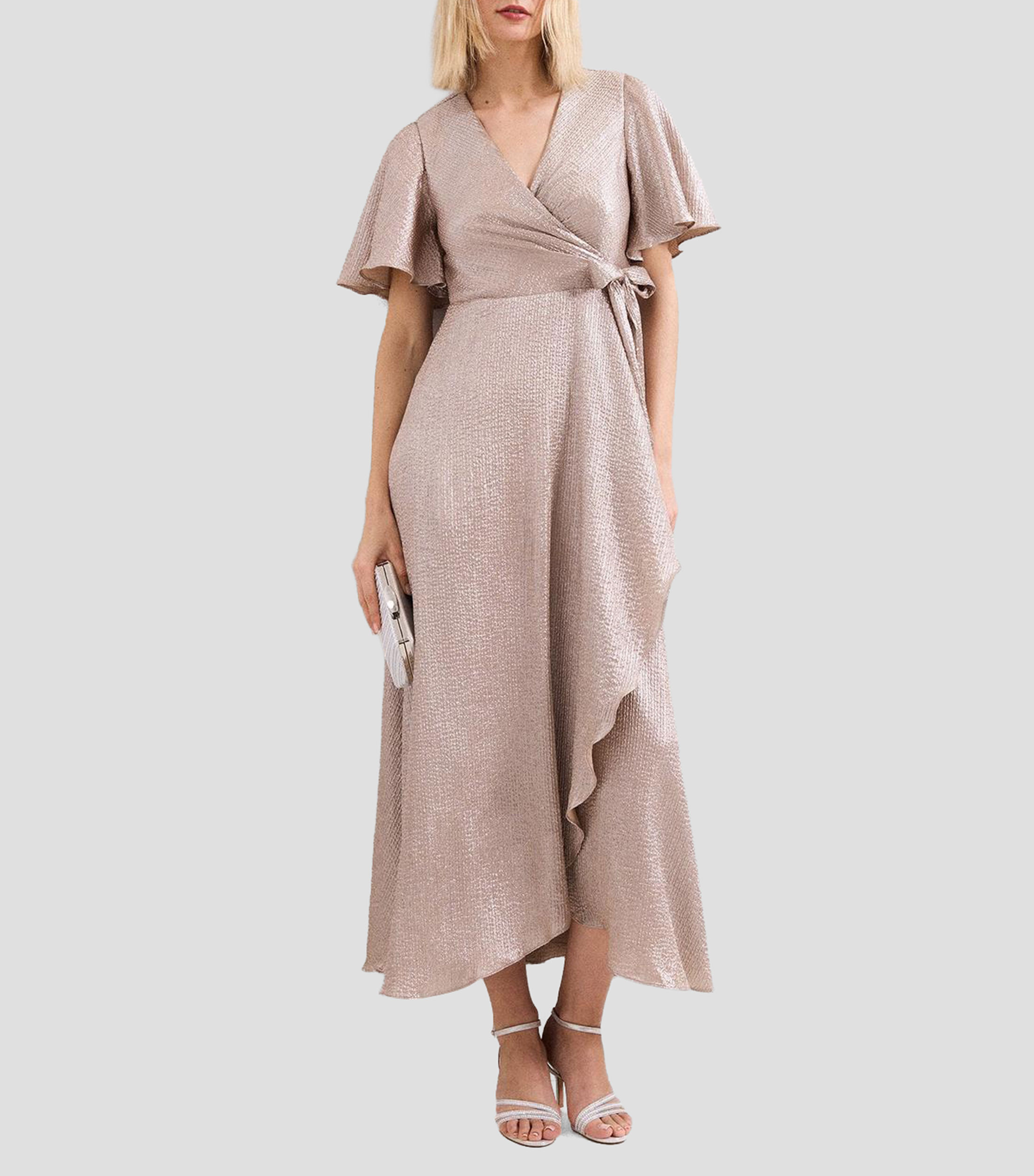 Vestido maxi liso Julissa Mujer