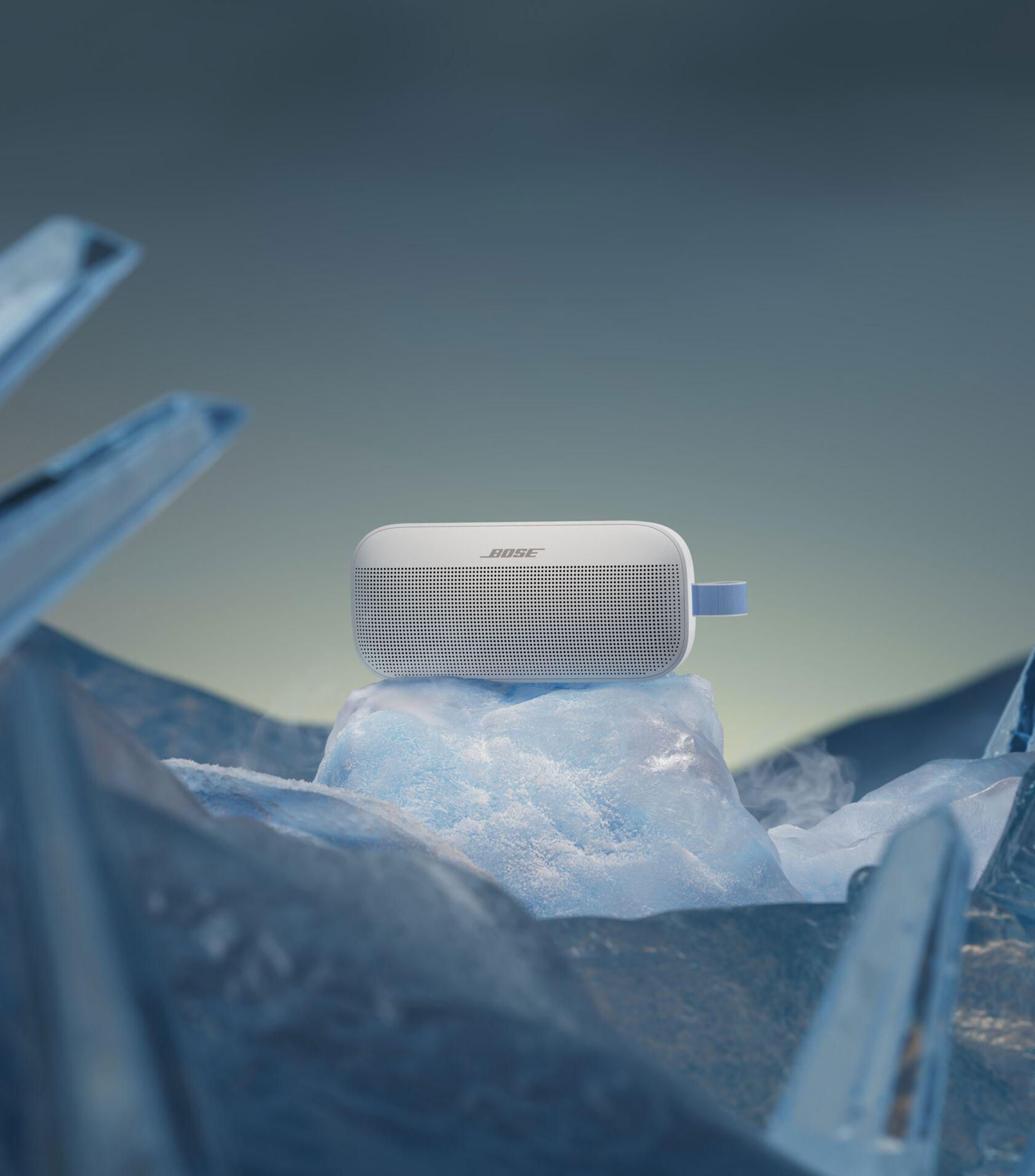 Bocina portátil inalámbrica Bluetooth SoundLink Flex 2nd Gen Fog Gray