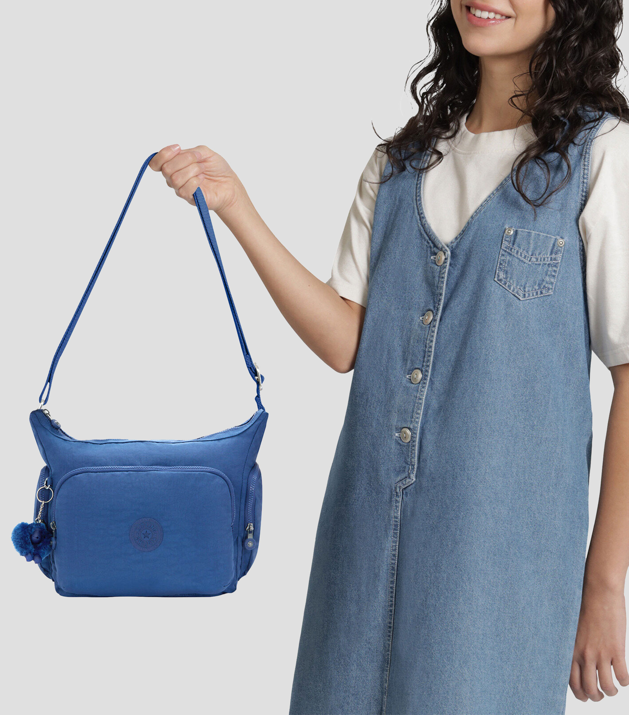 Bolsa Crossbody Azul Gabb Casual Lisa Mujer