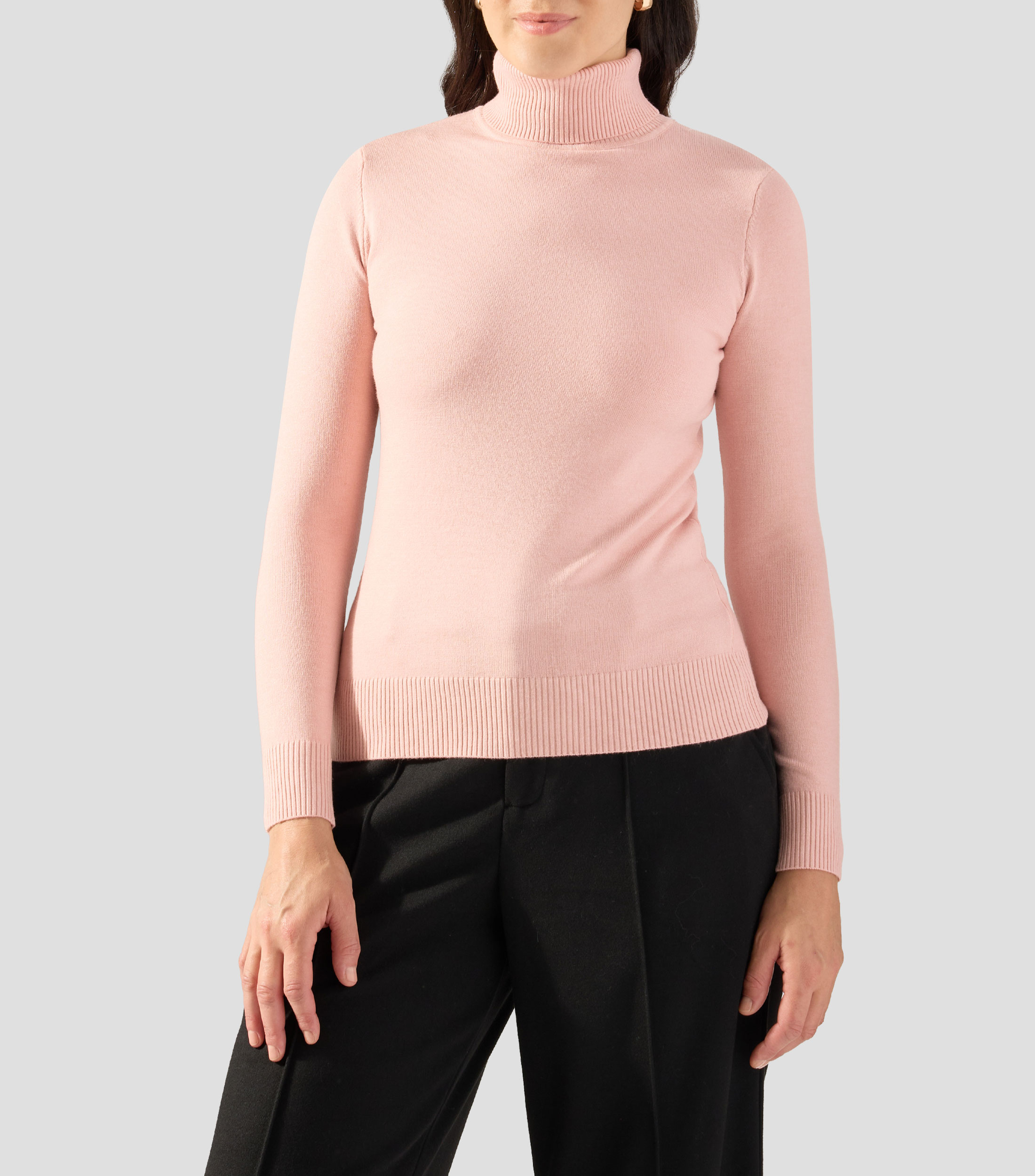 Suéter cuello de tortuga Mujer