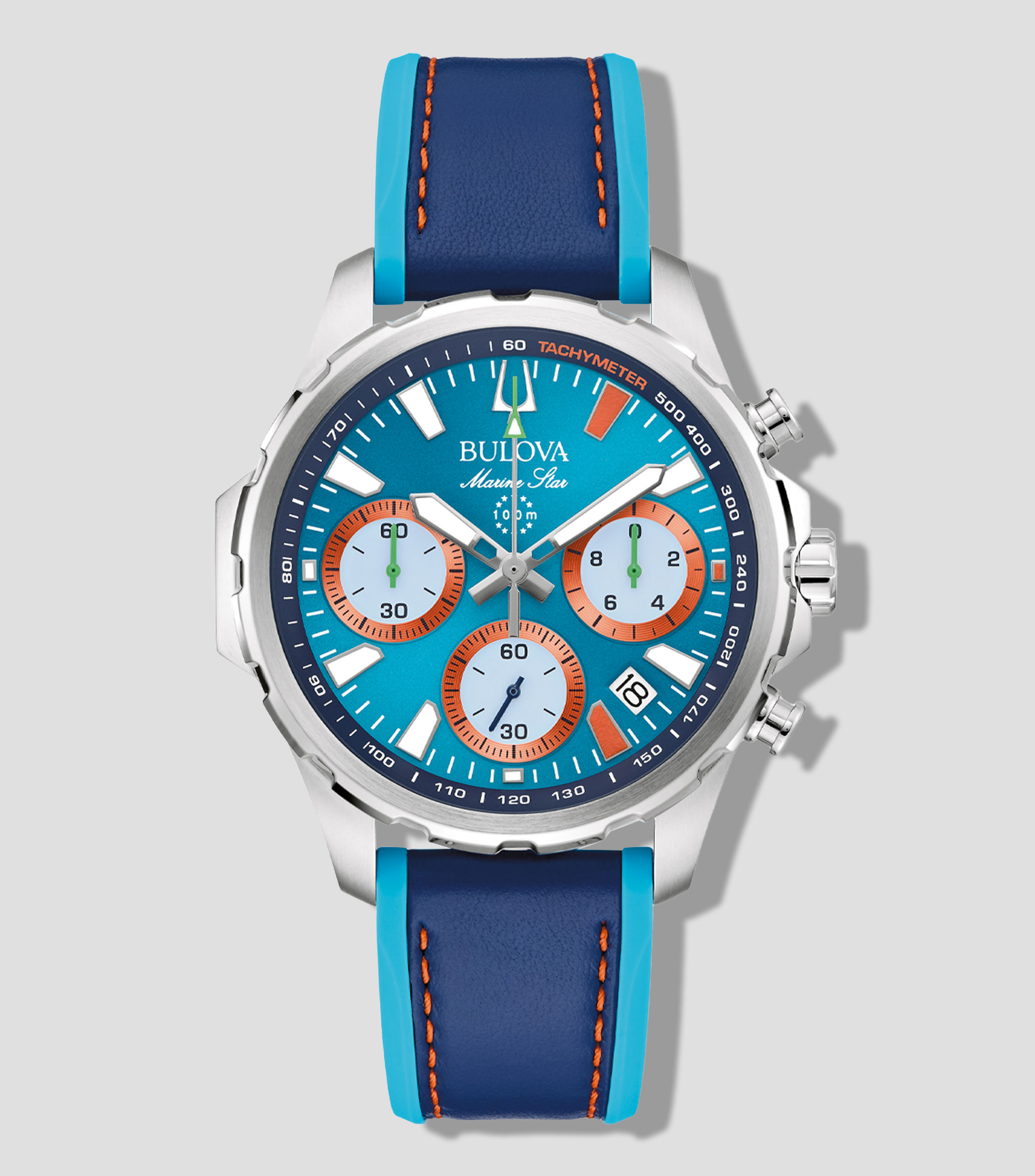 Reloj para Hombre Marine Star Deportivo, Plateado, Azul