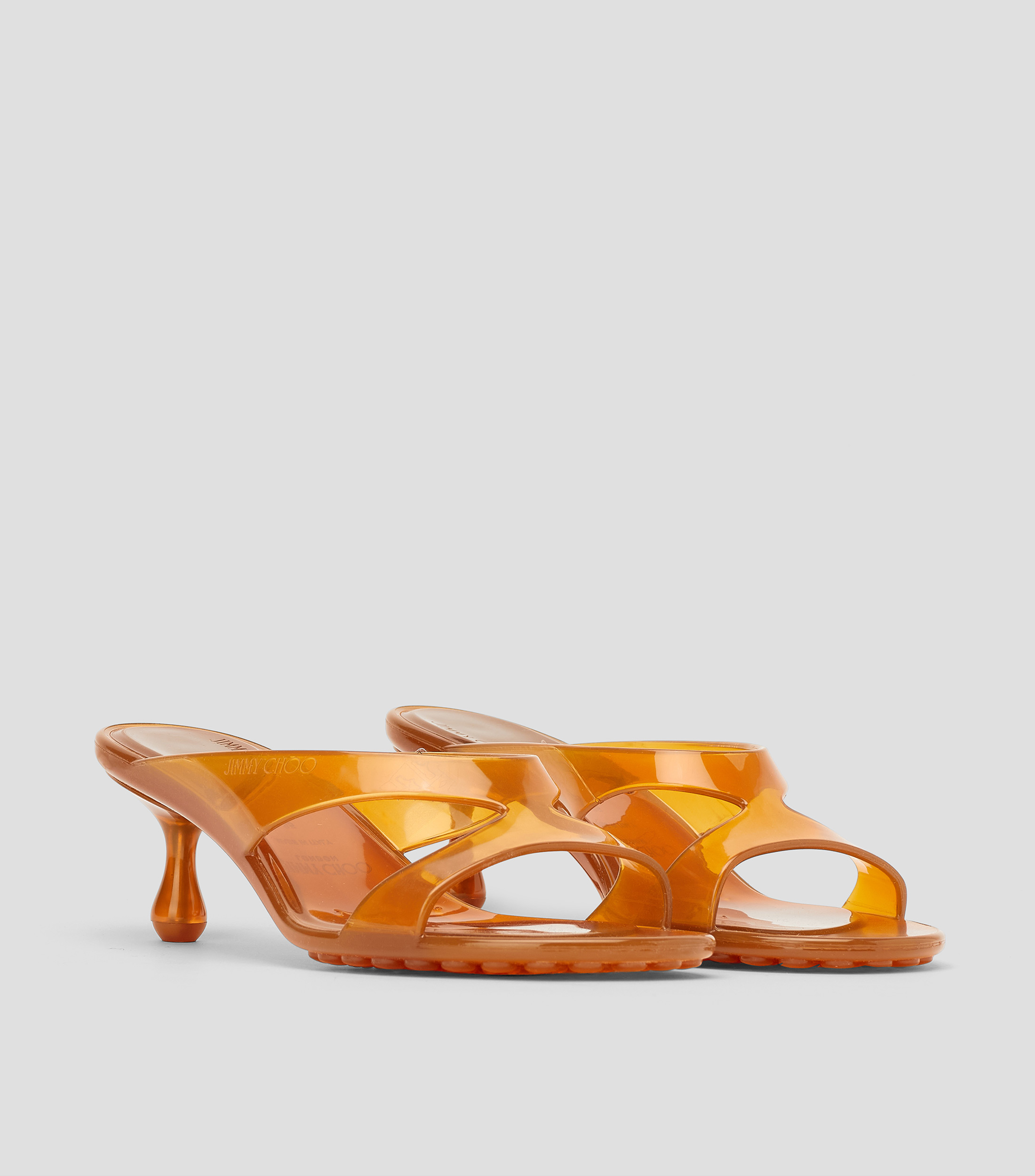 Sandalias con tacón bajo redondo Mujer