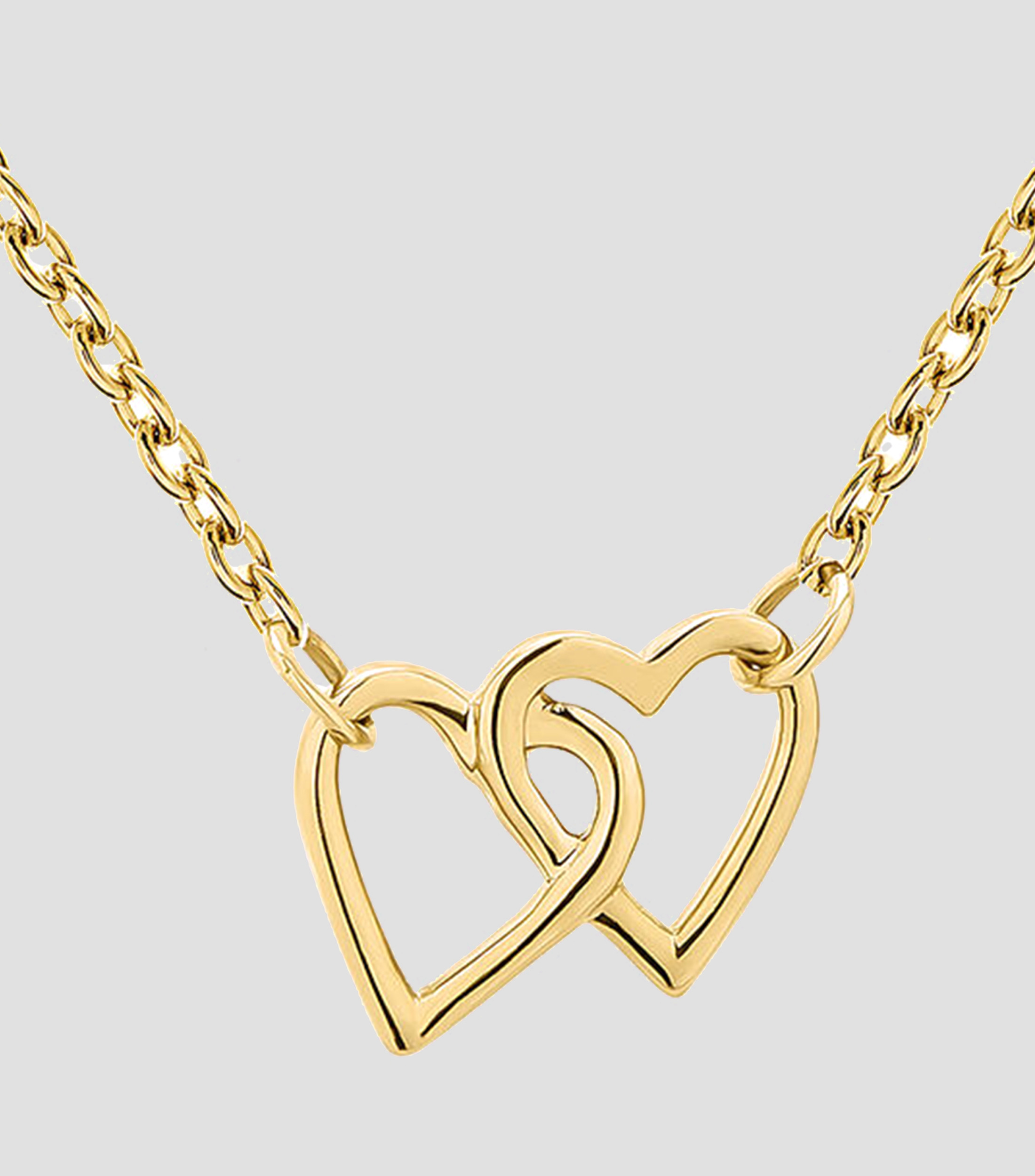 Collar en Oro amarillo de 9 Kts Goldie Heart Mujer