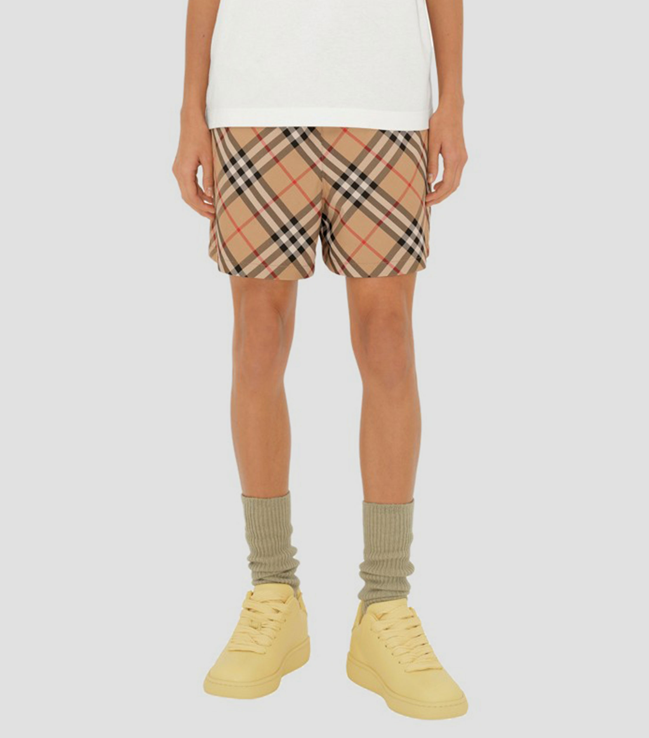 Short a cuadros Mujer