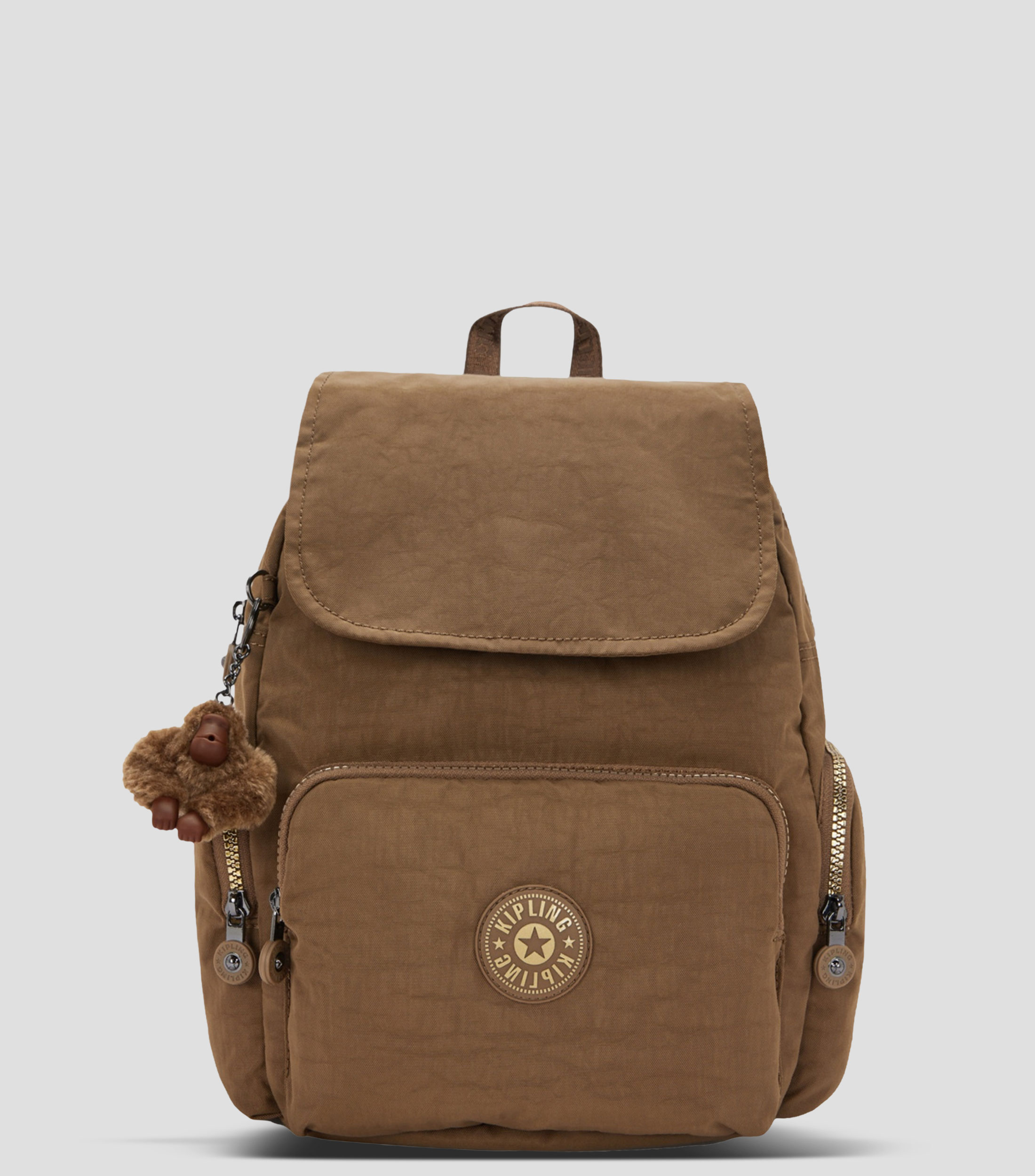 Mochila casual café lisa Mujer