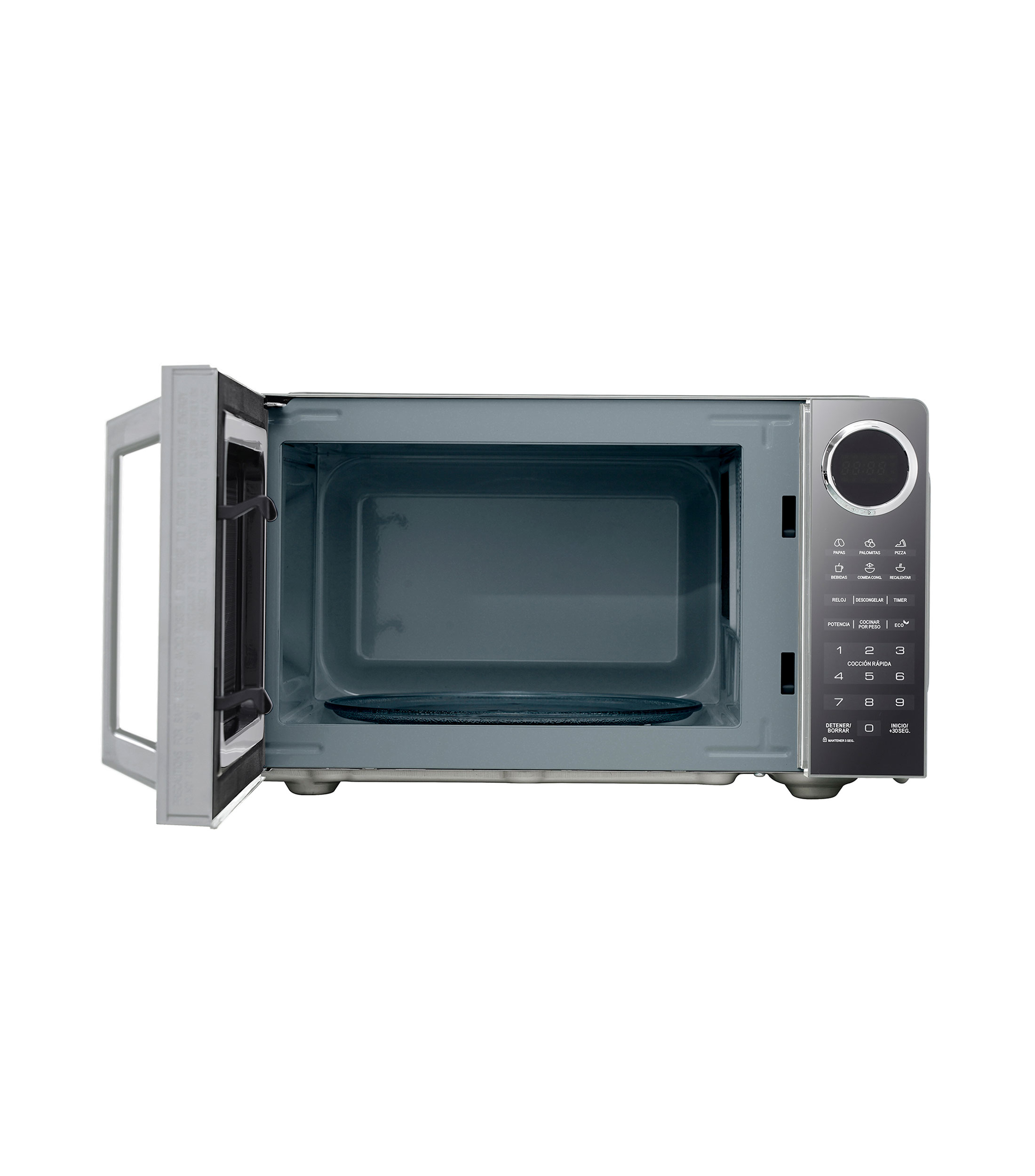 Estufa de piso de gas LP 30" + Horno de microondas de 0.9 p3
