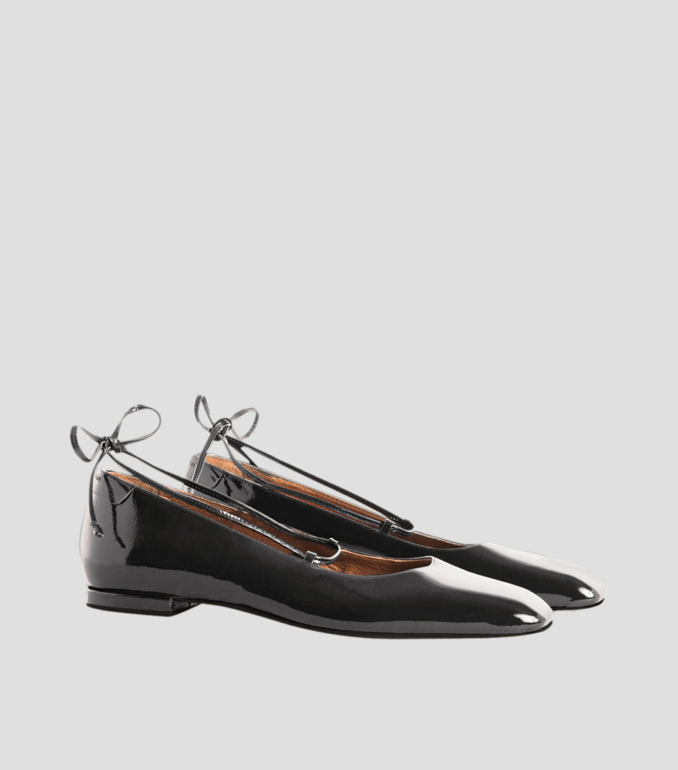 Flats en Piel Acharolados Mujer