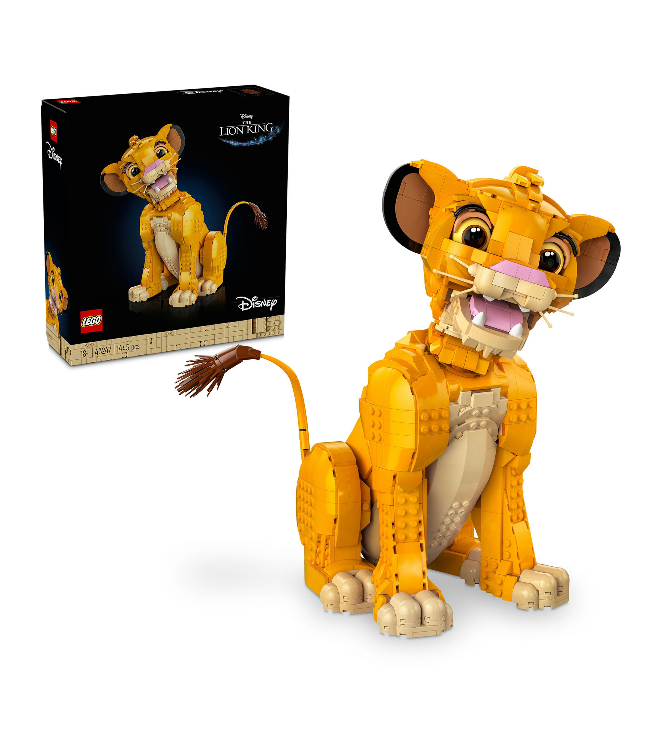 Lego Disney El Rey León Simba Joven Set de Construcción 43247