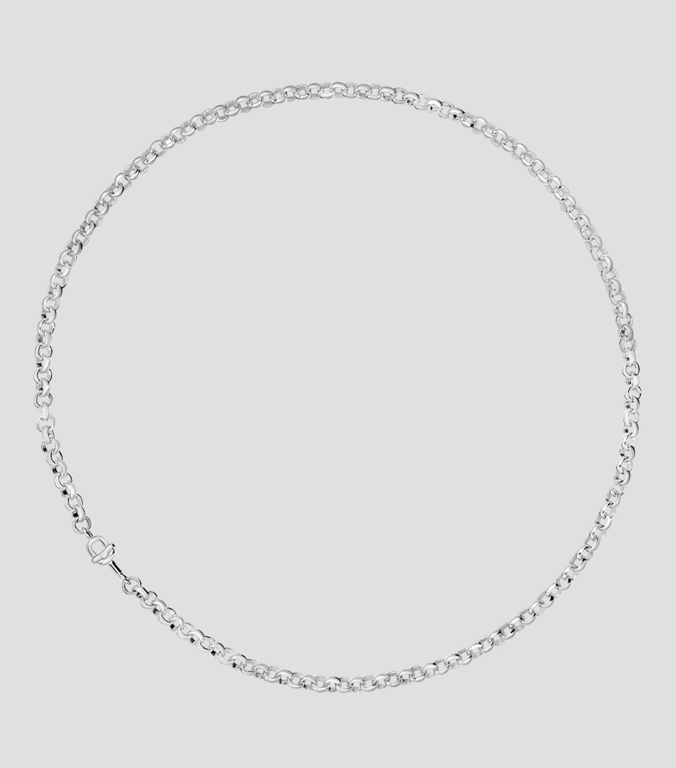 Collar Manifesto en plata Mujer