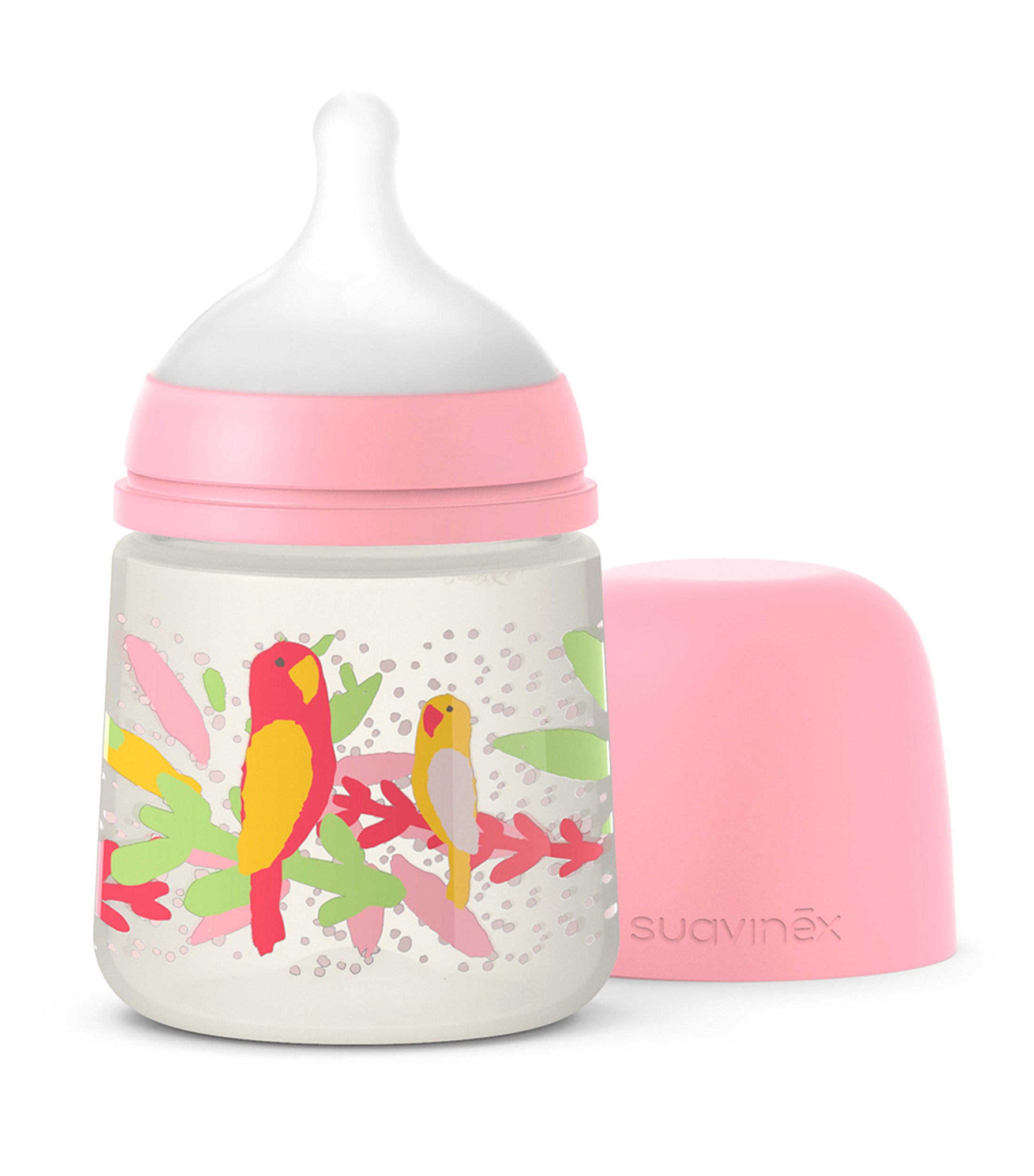 Biberon con Tetina Fisiologica SX Pro Jungle, rosa 150 ml