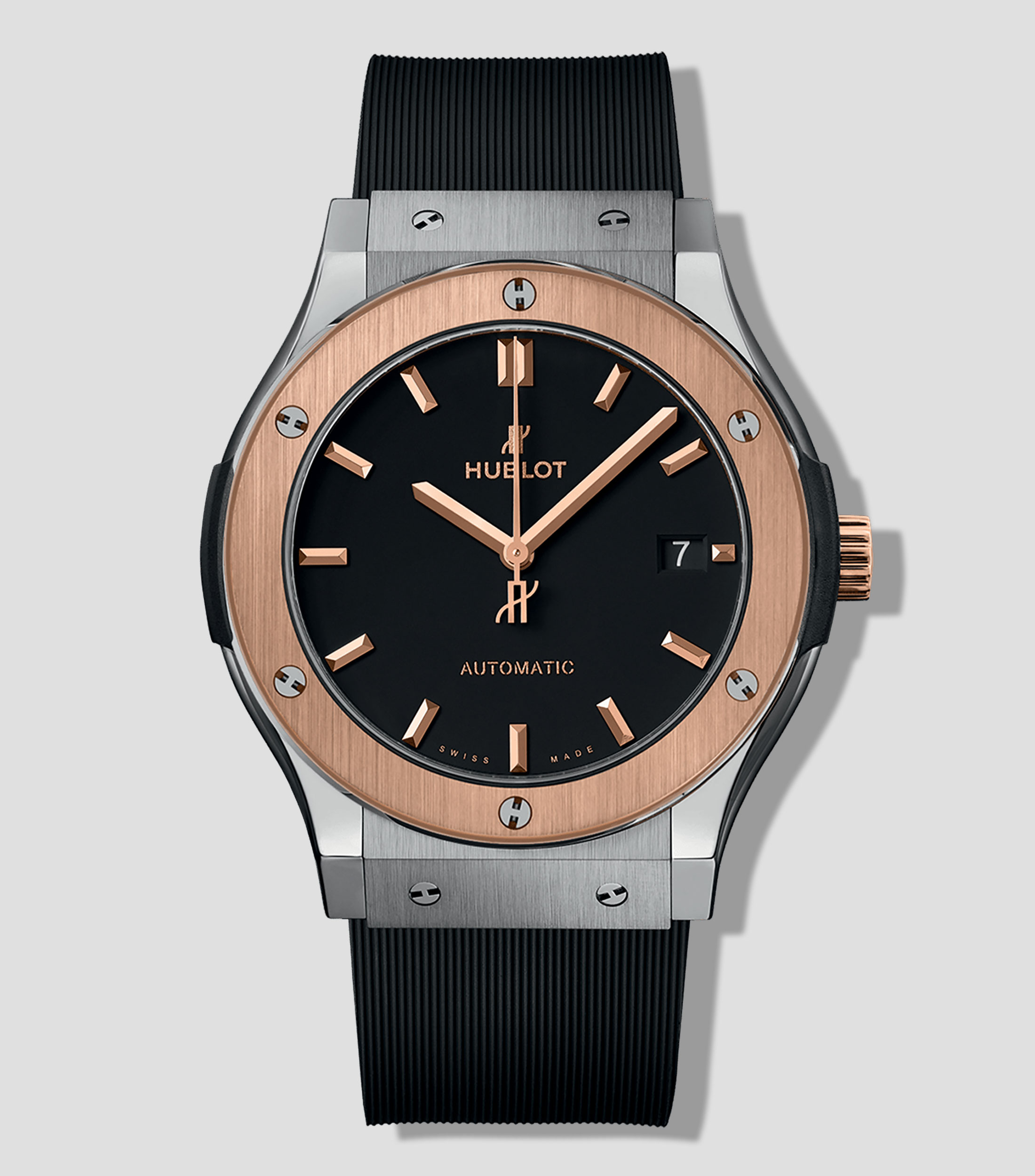 Reloj para hombre Classic Fusion casual plateado