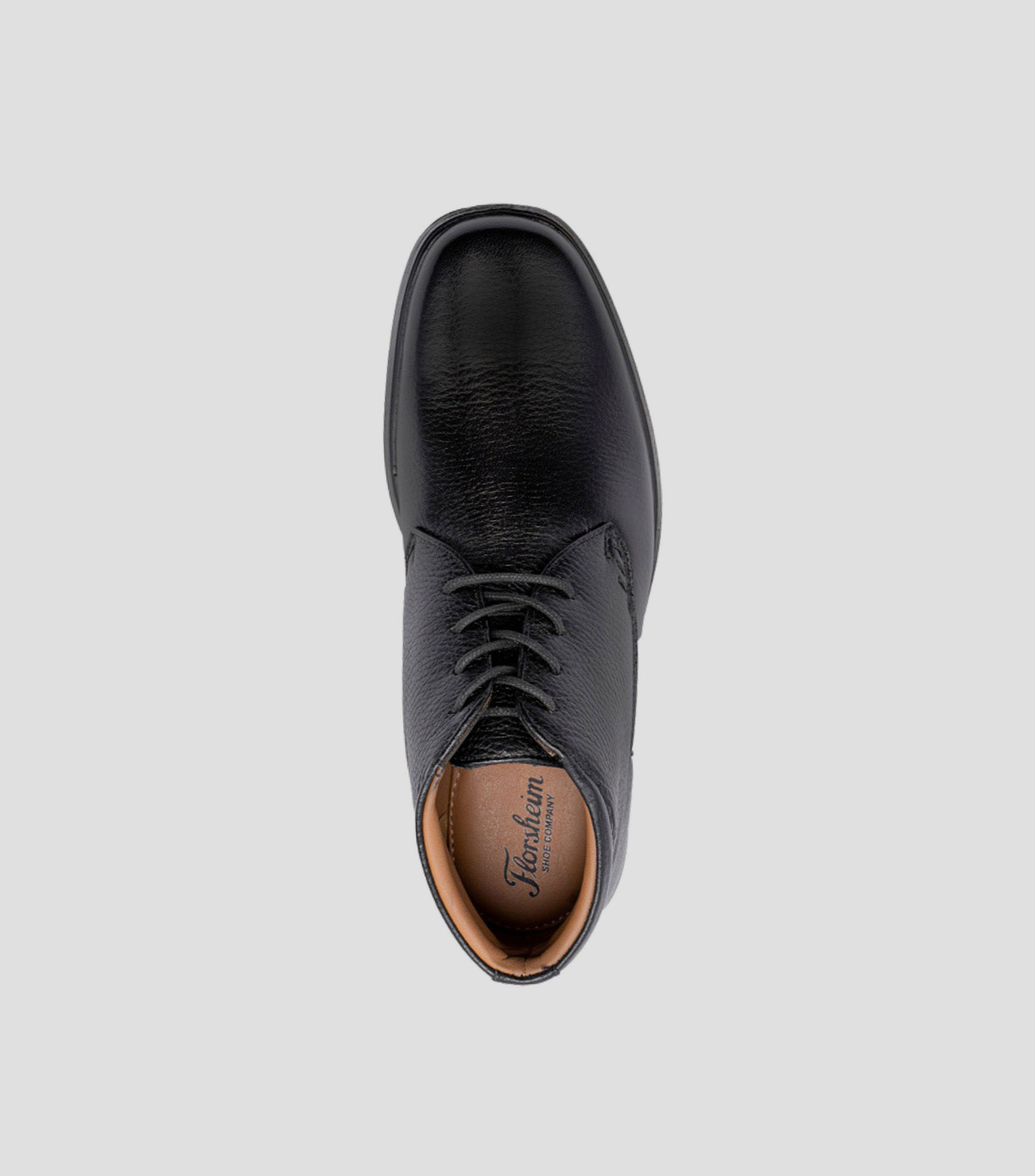 Botas Cortas en Piel Cuadrado Hombre
