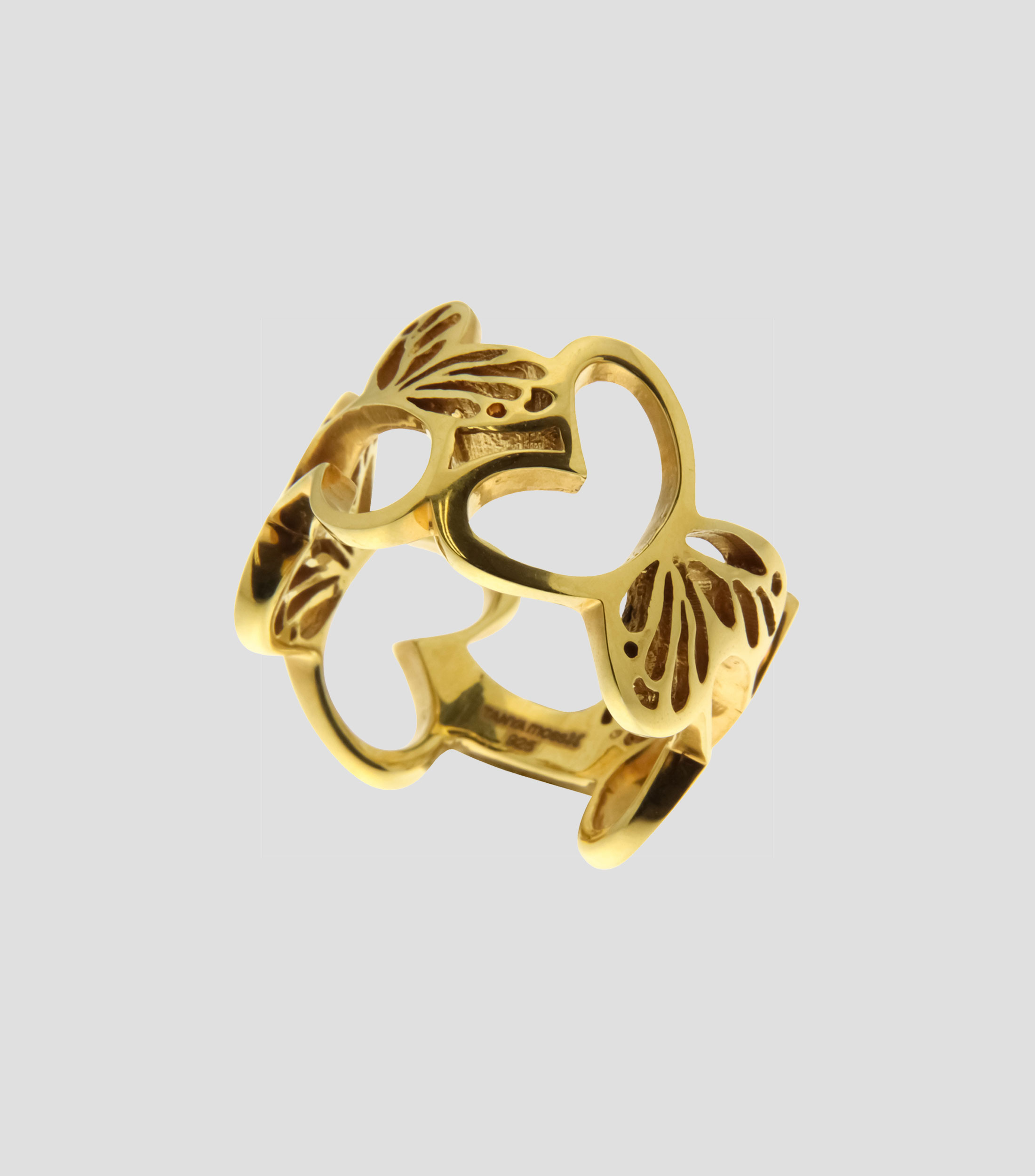 Anillo en plata .925 Banda Monarca Mujer