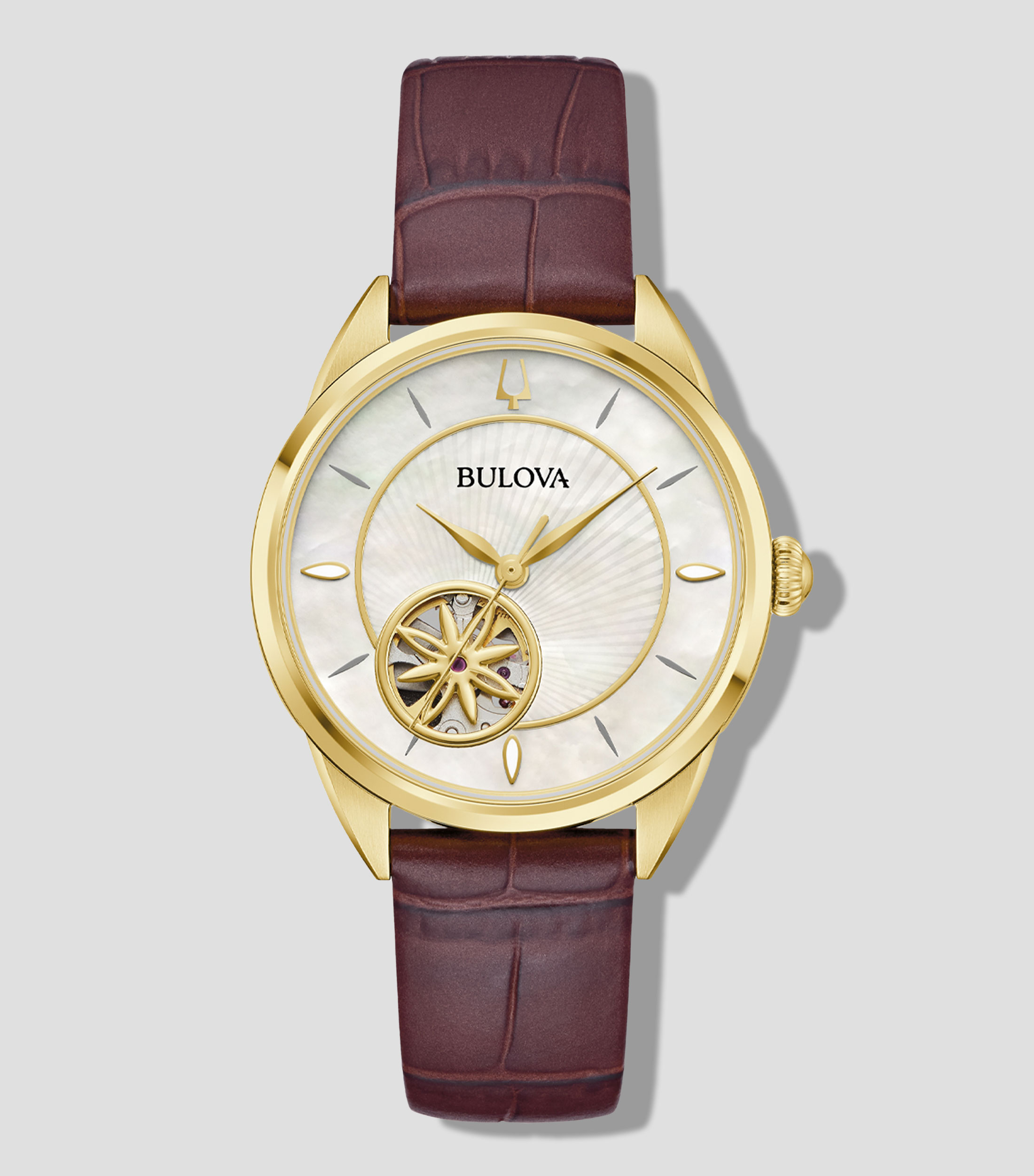 Reloj para Mujer Sutton de vestir dorado, blanco