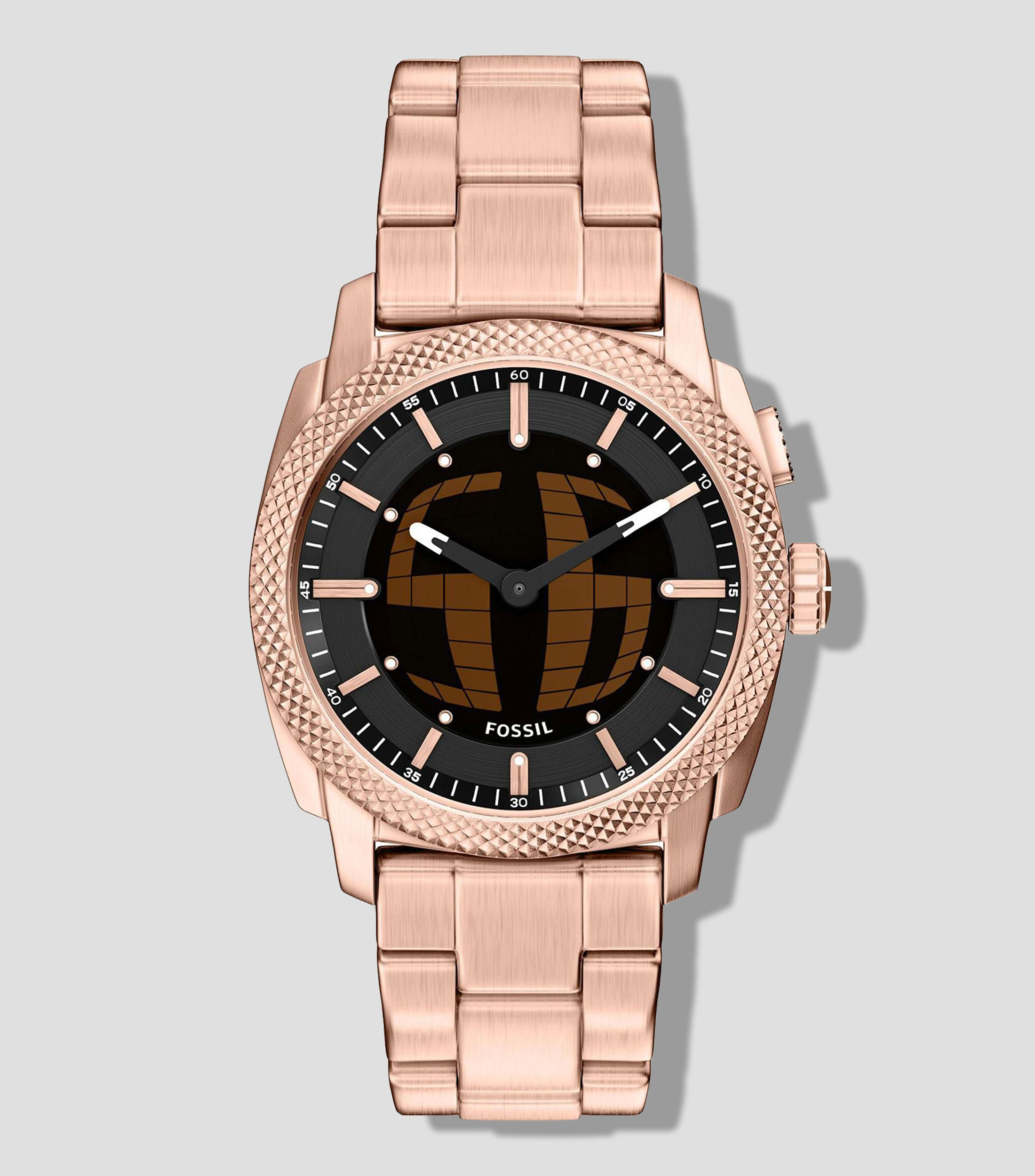 Reloj para Hombre Machine Casual Negro, Oro Rosa