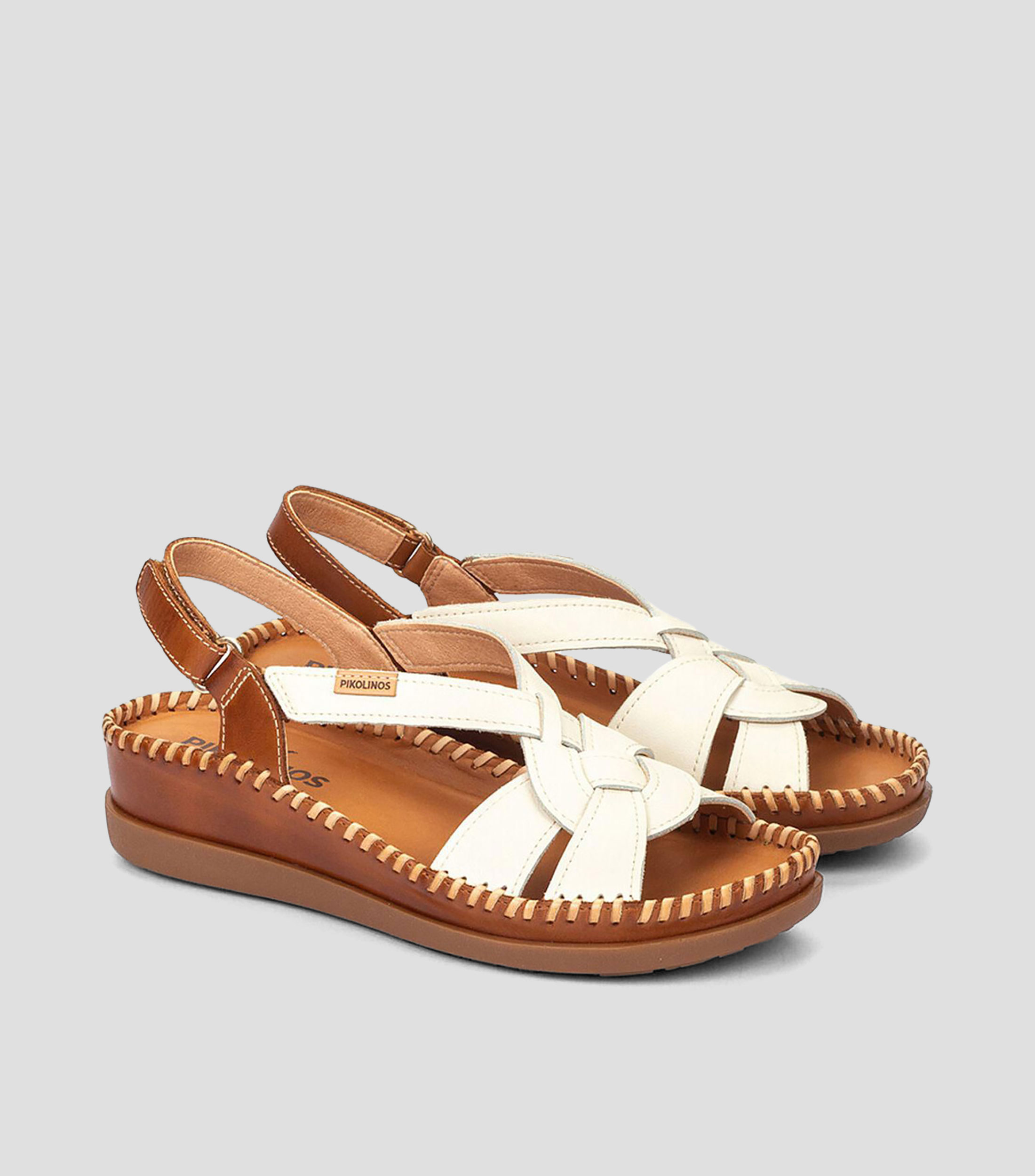 Sandalias con tacón bajo de cuña Cadaques Mujer