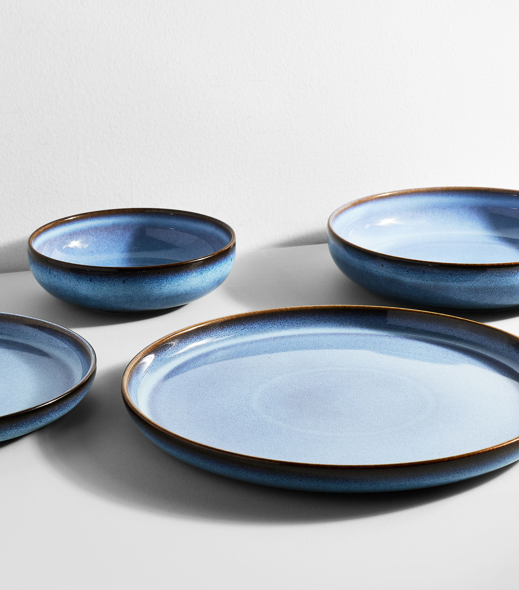 Plato llano Urban Smoky Blue