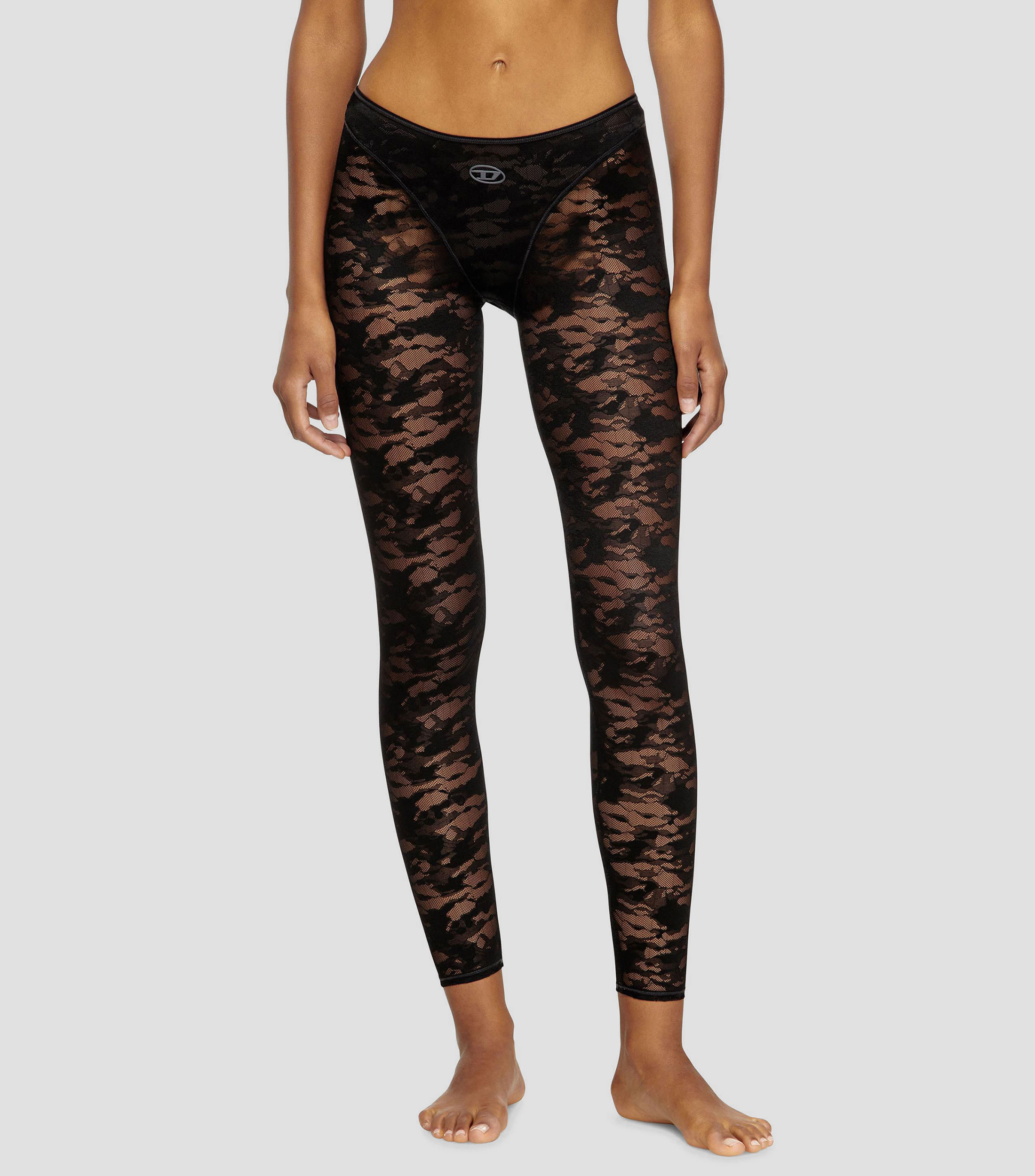 Leggings con encaje Mujer