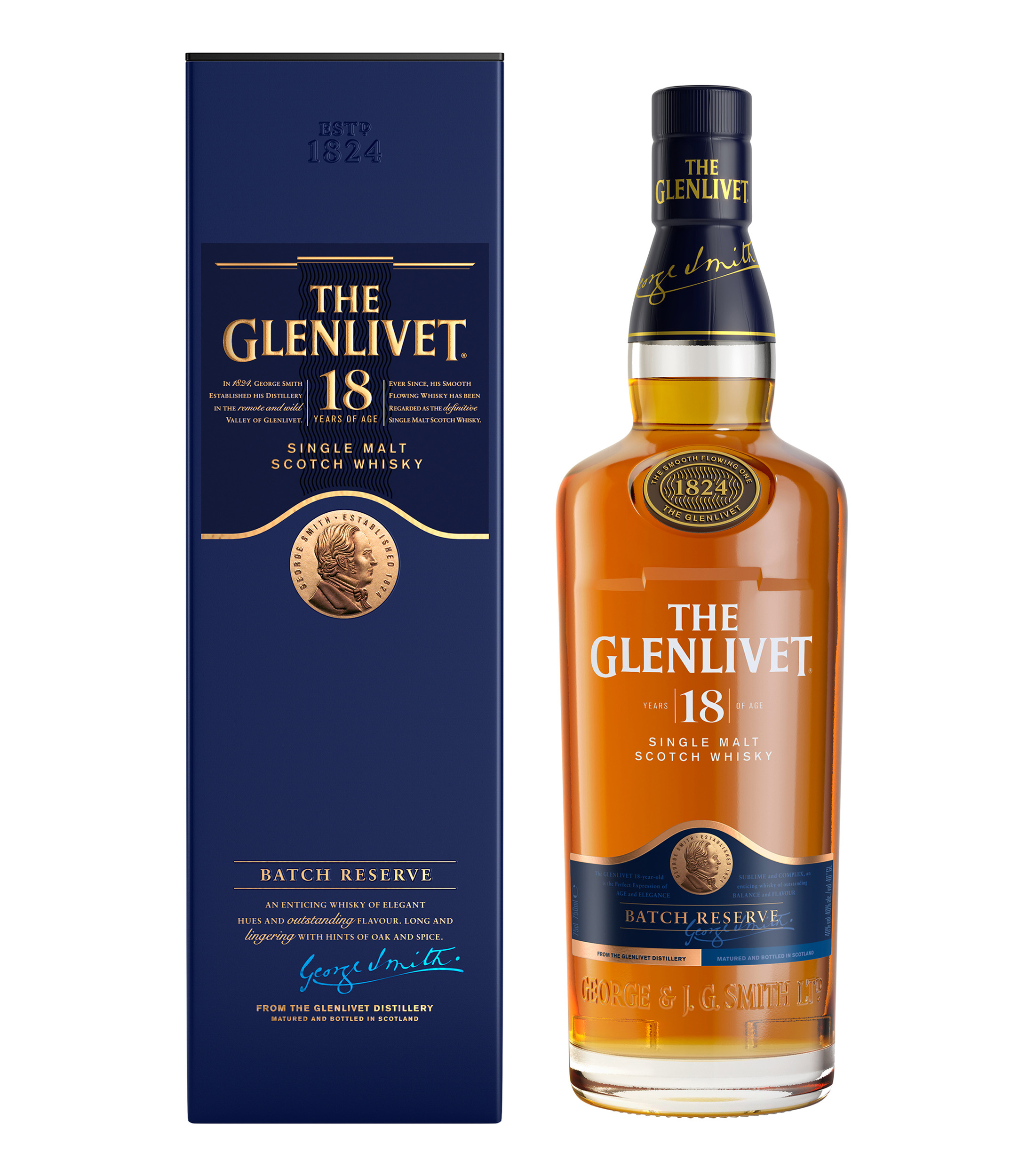Whisky The Glenlivet 18 Años, 750 ml