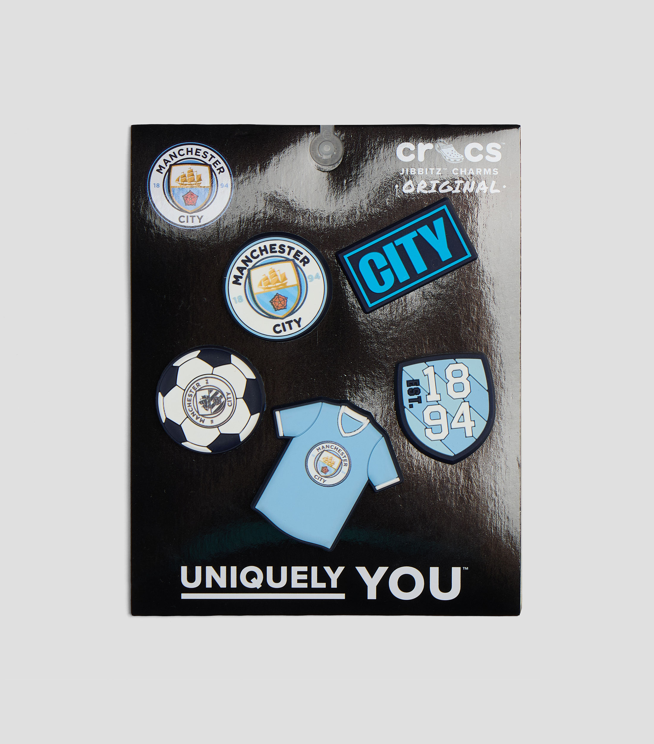 Set 5 Jibbitz Manchester City Niño