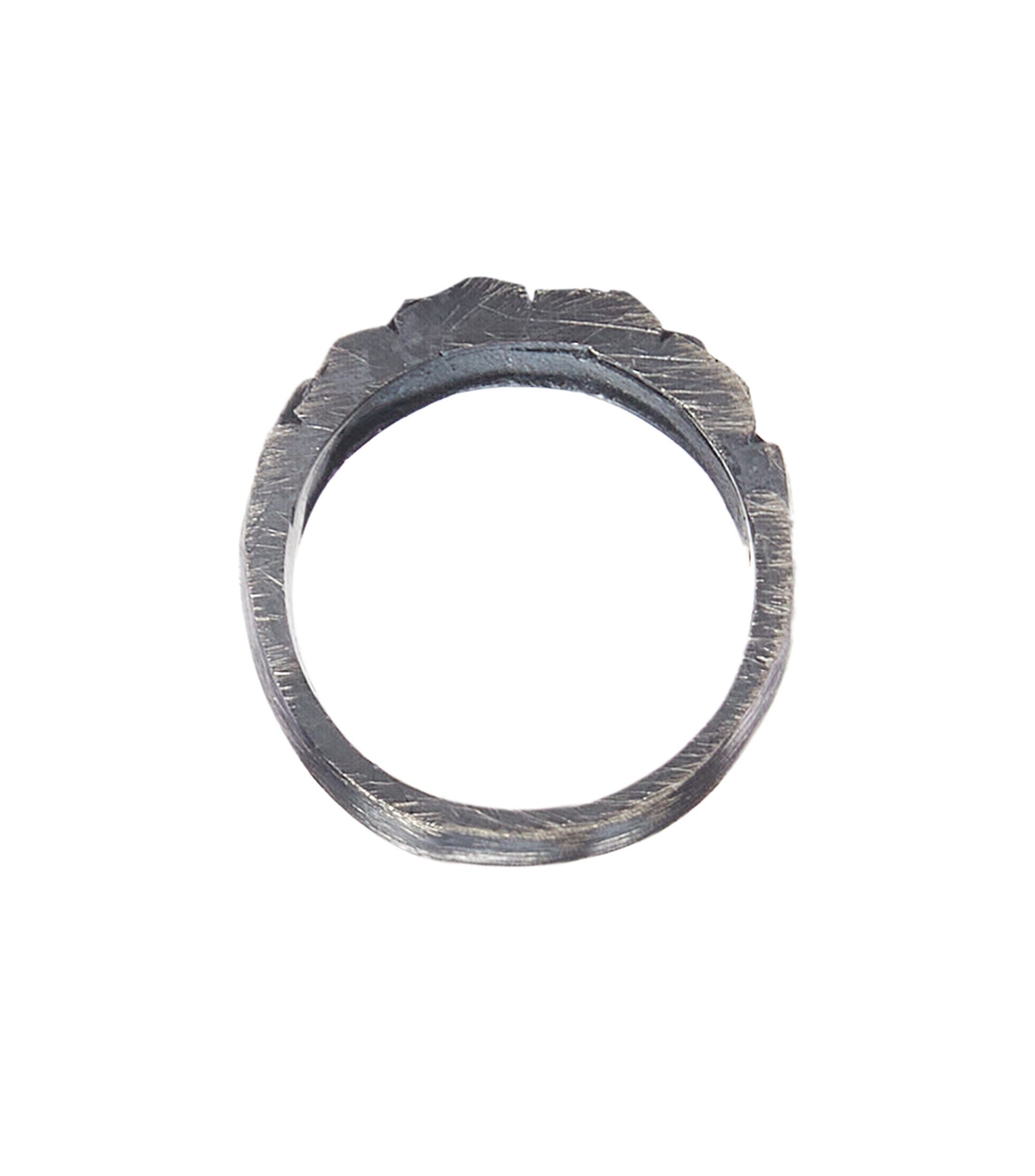 Anillo Muro en plata Hombre