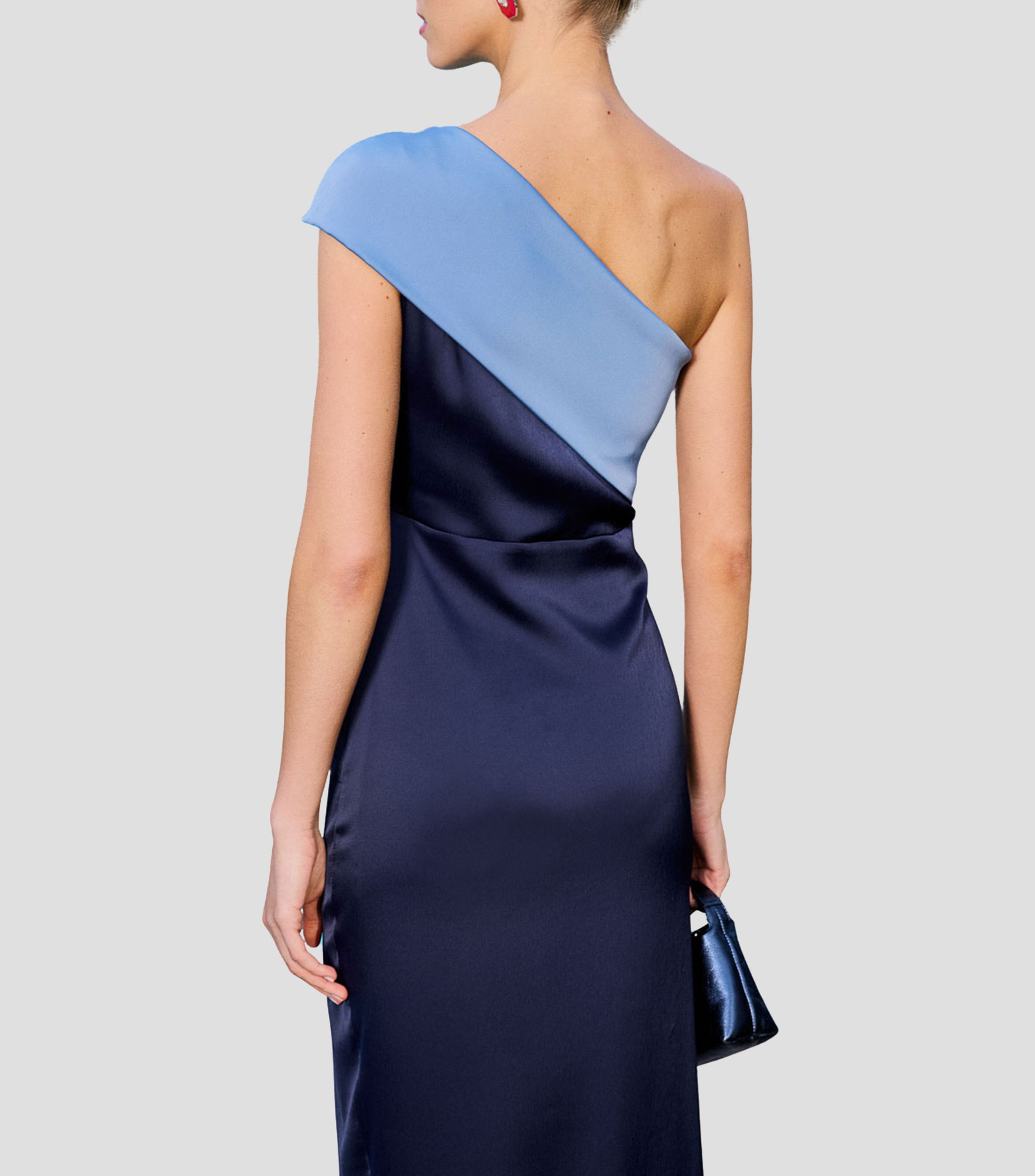 Vestido de fiesta largo sólido Mujer