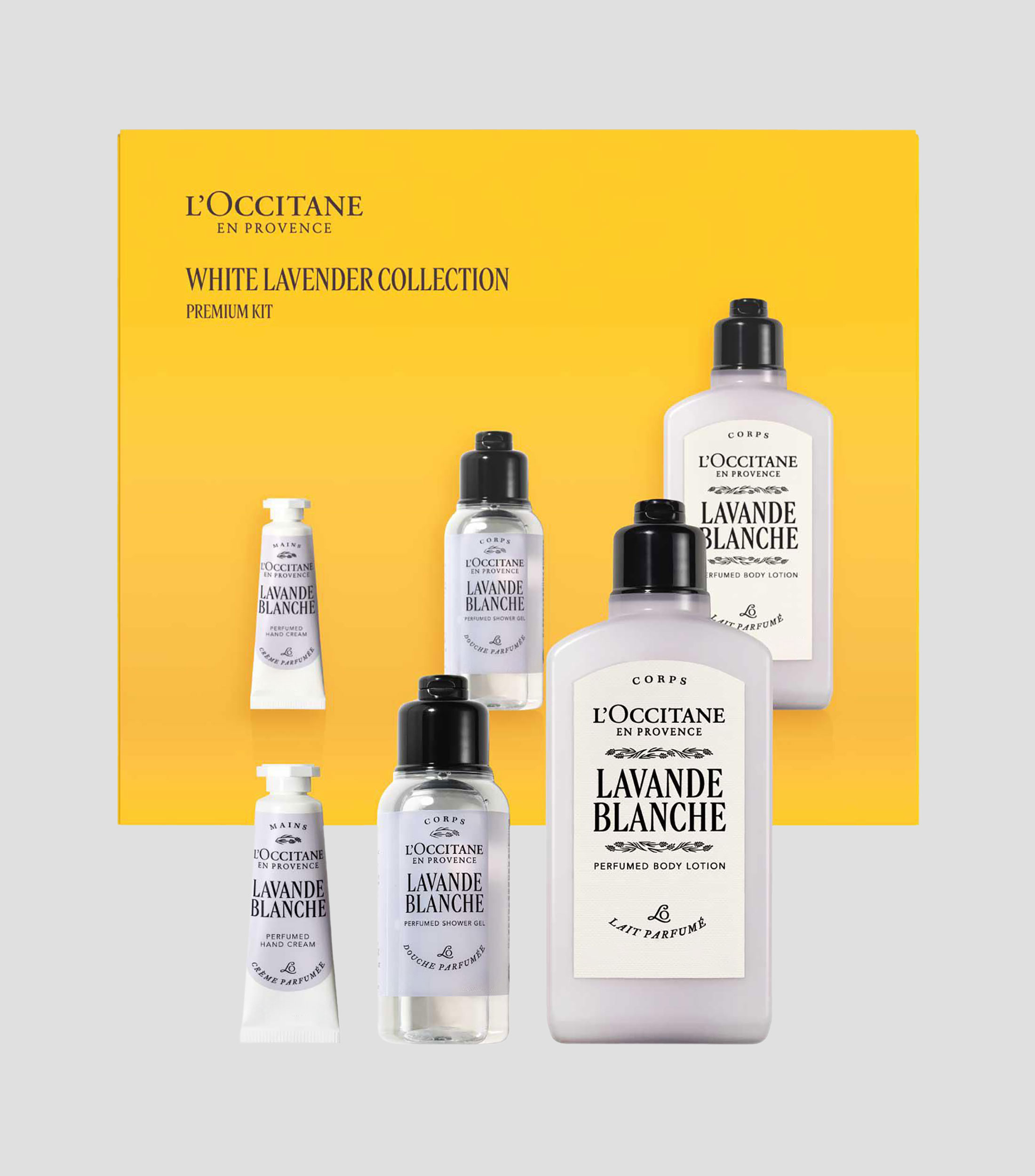 Set White Lavender Collection Mujer