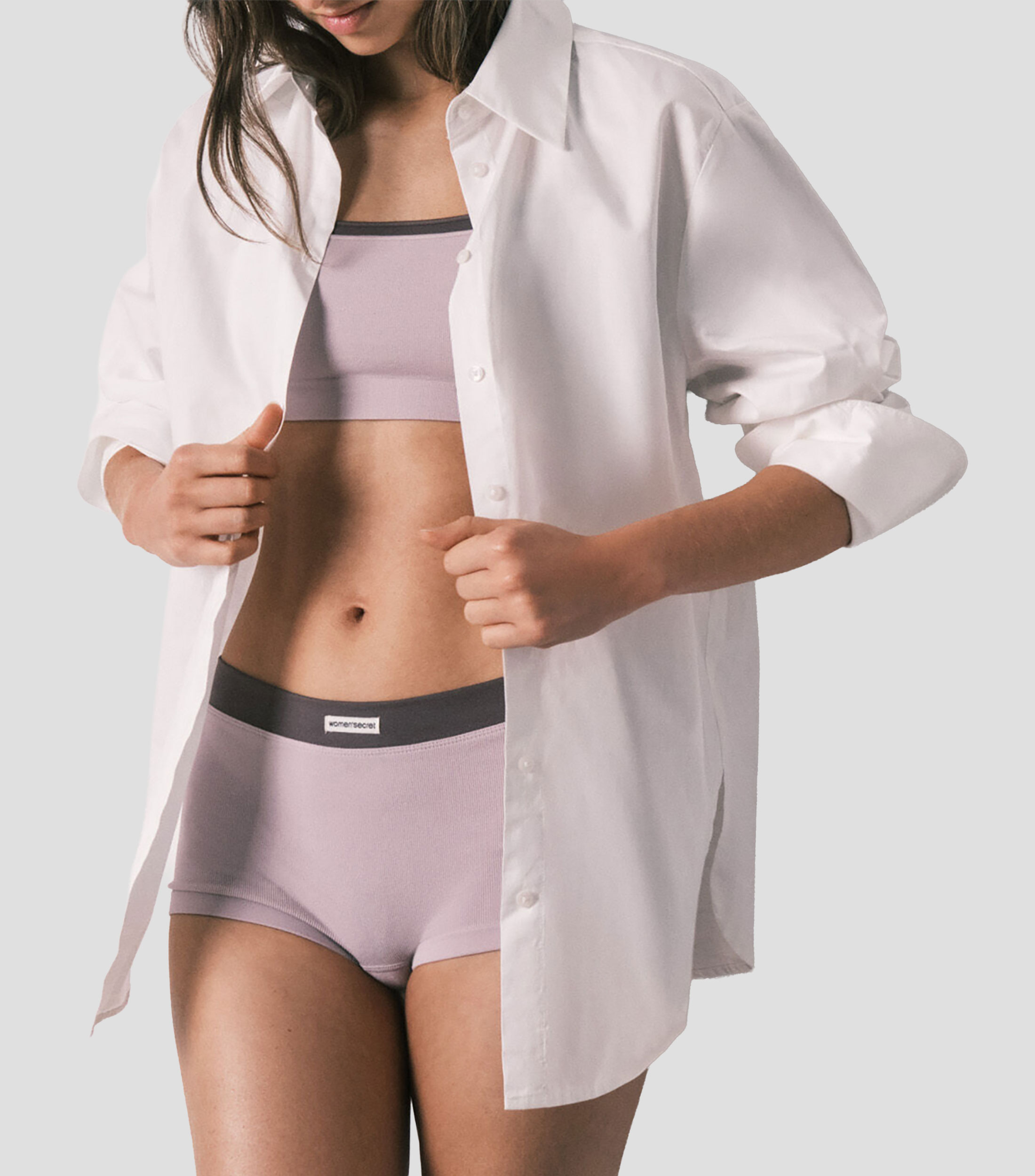 Bikini hípster liso Mujer