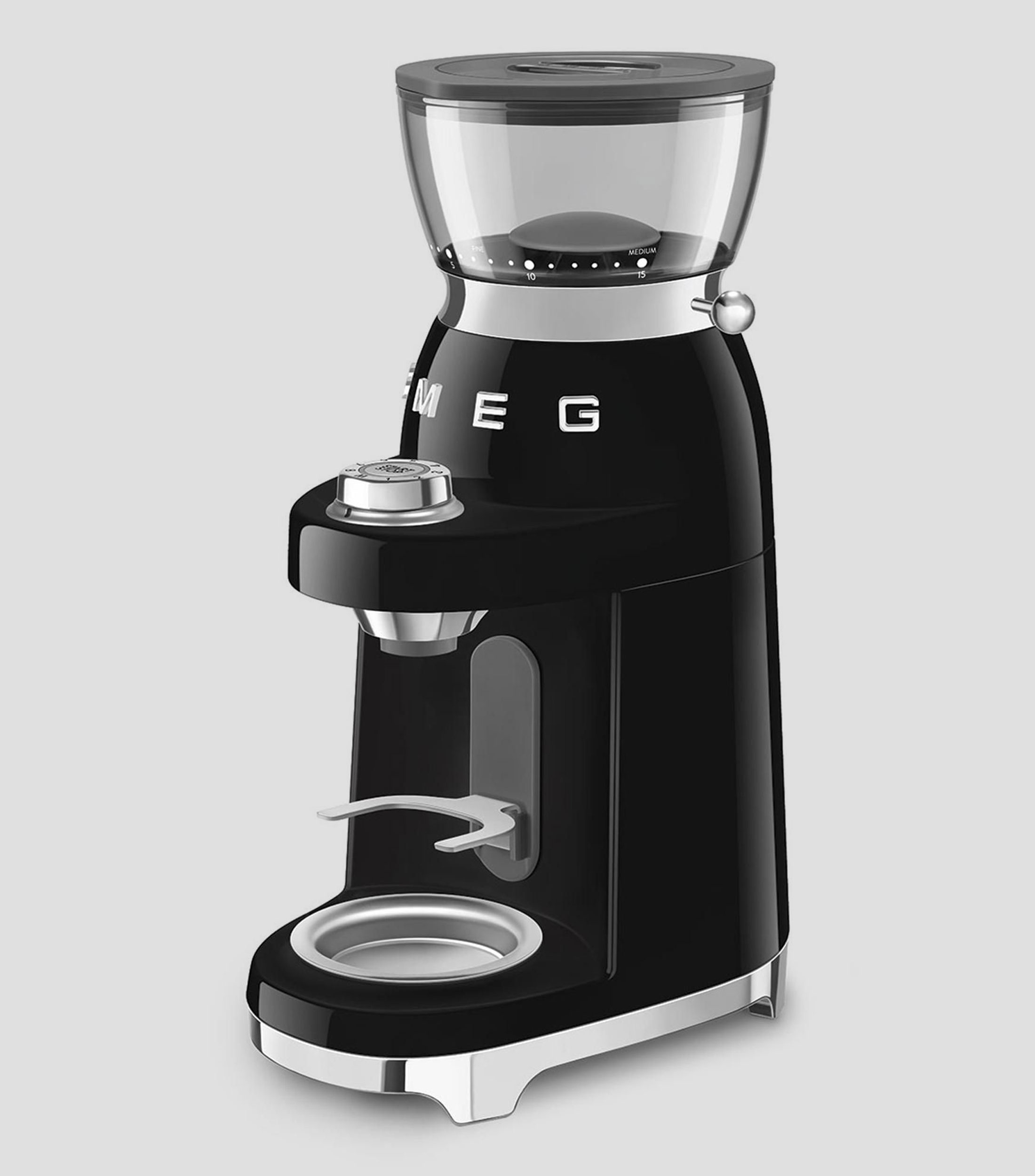 Molino de café CGF11BLUS negro en acero inoxidable