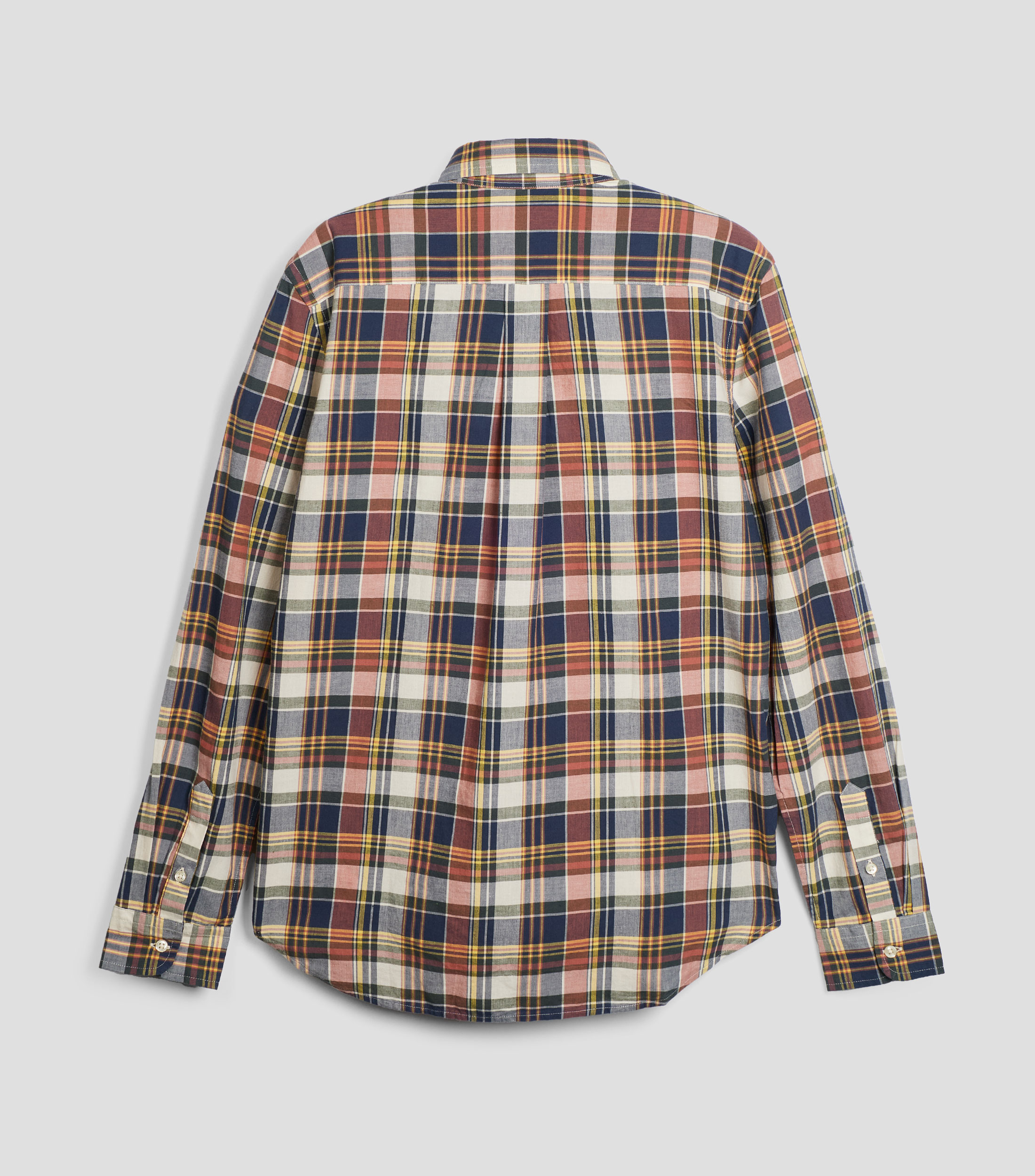 Camisa con cuadros manga larga Niño