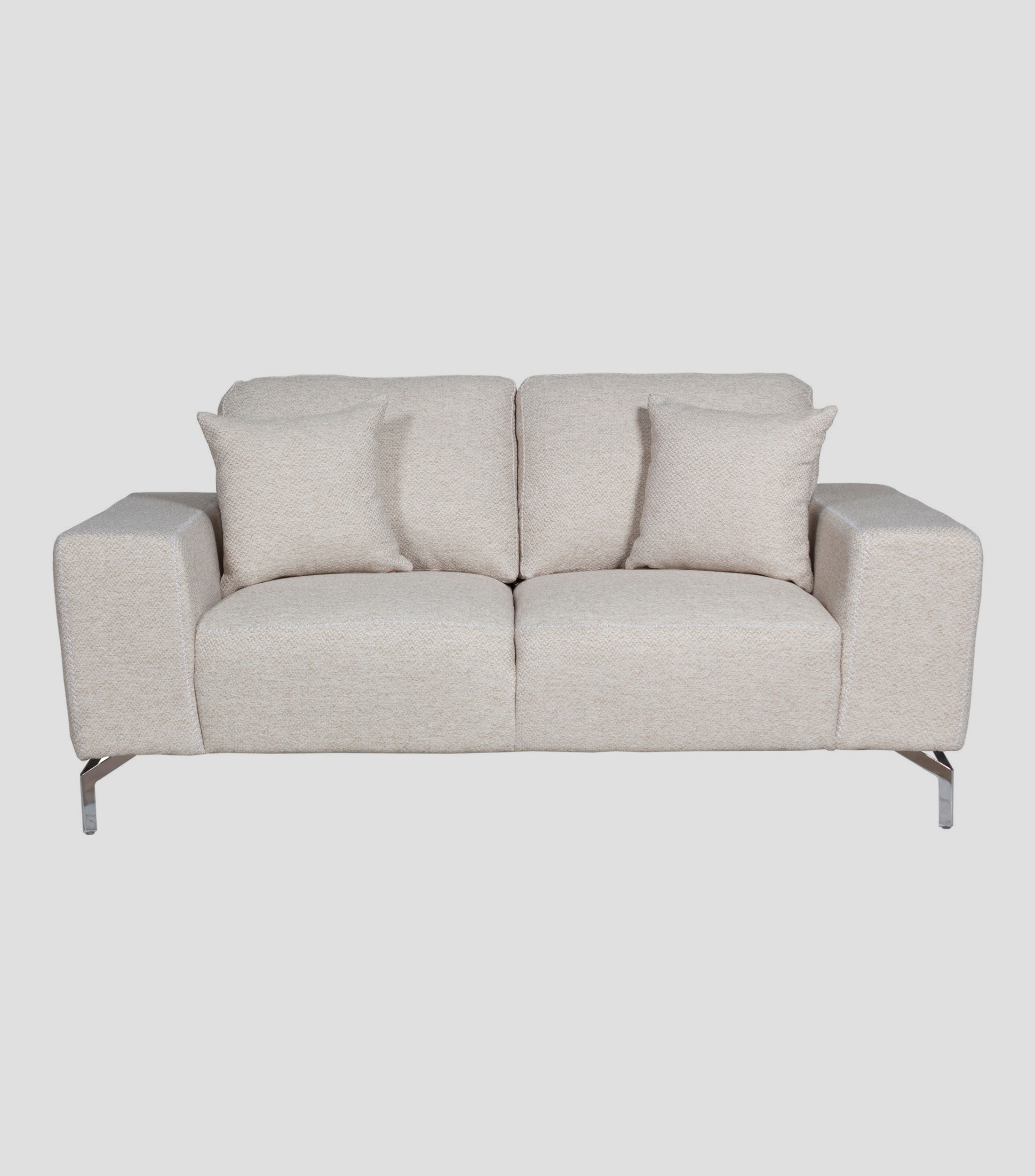 Love Seat Salas de Tela Beige