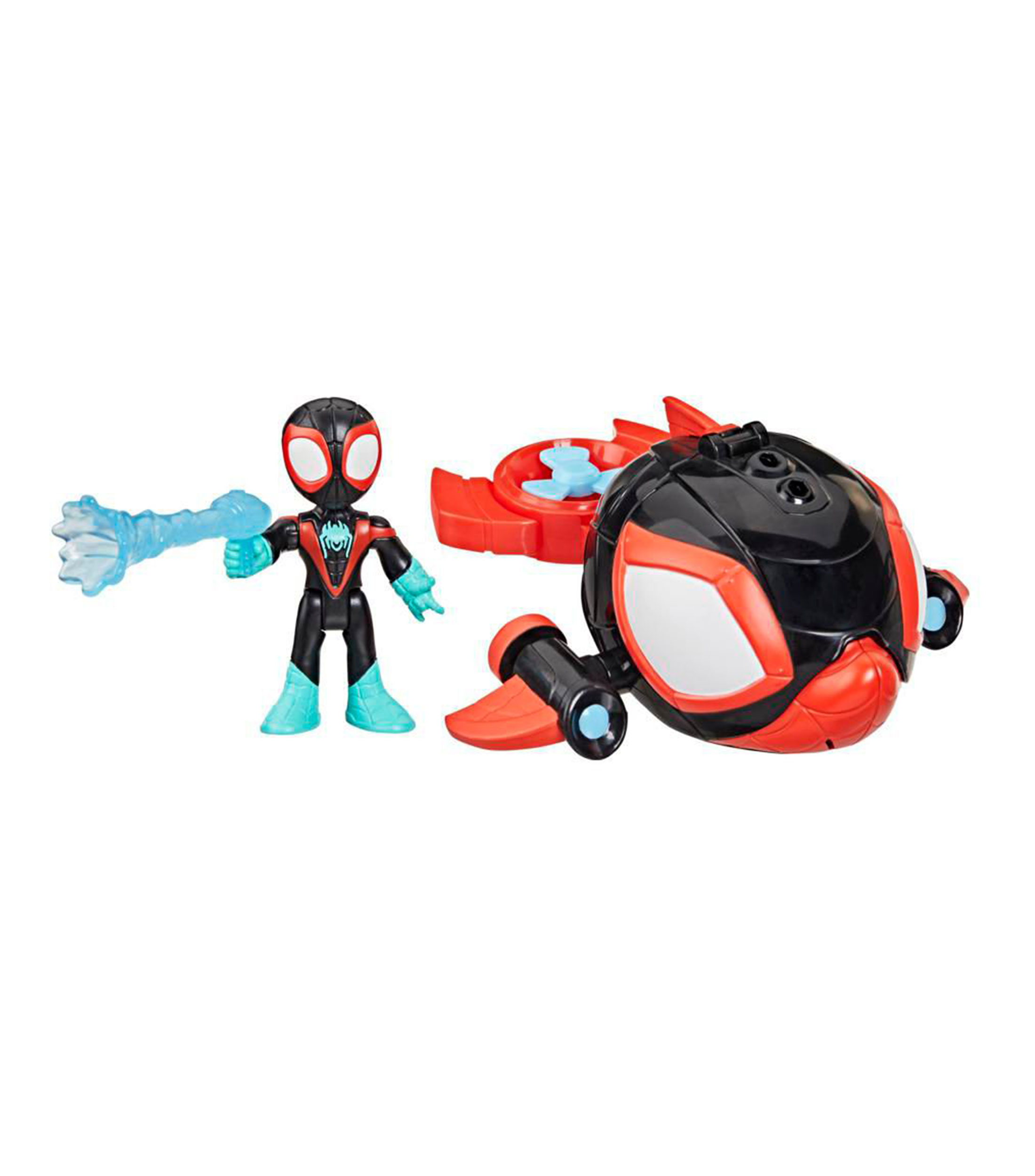 Playset, Marvel Spidey and His Amazing Friends - Delfín Giratorio Lanza-Redes