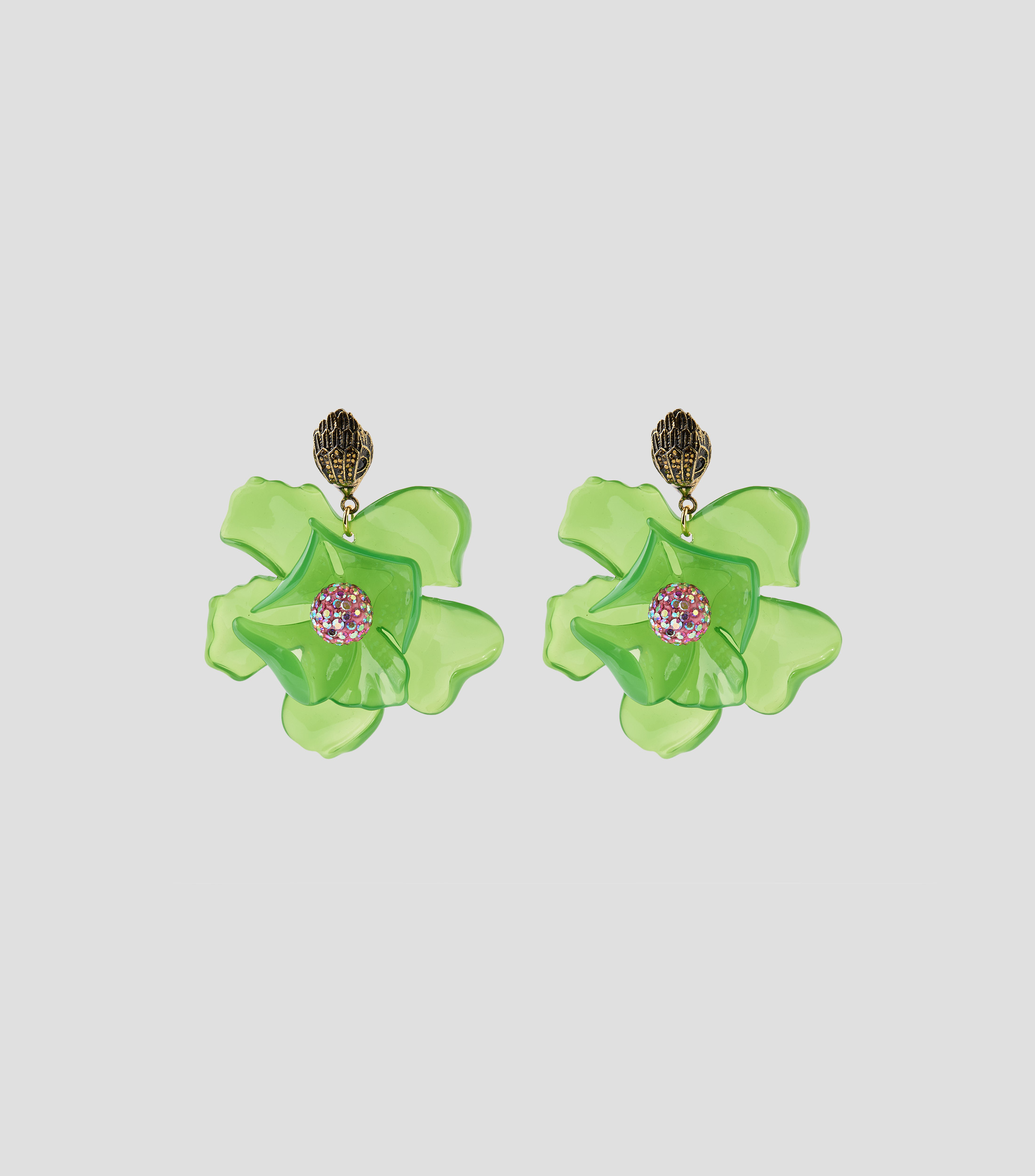 Aretes Flor Mujer