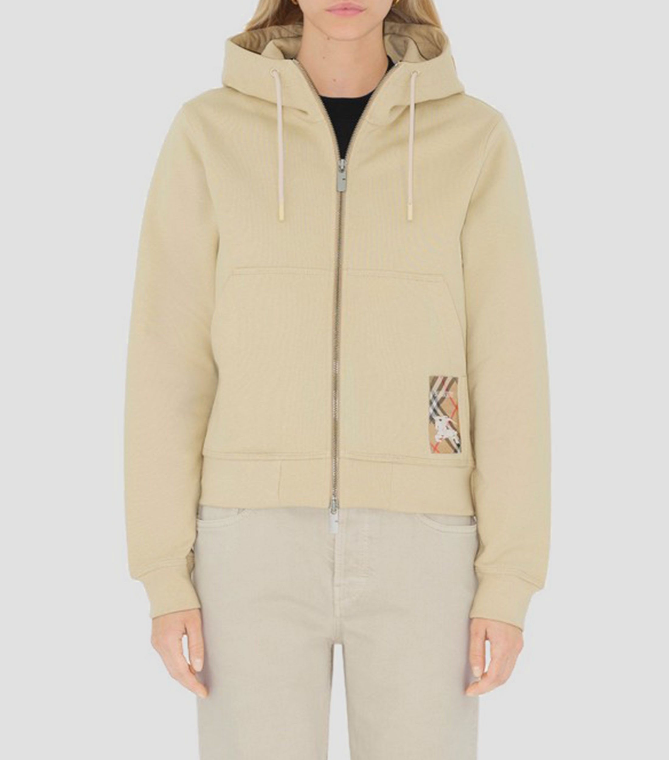 Sudadera con cierre y capucha Mujer