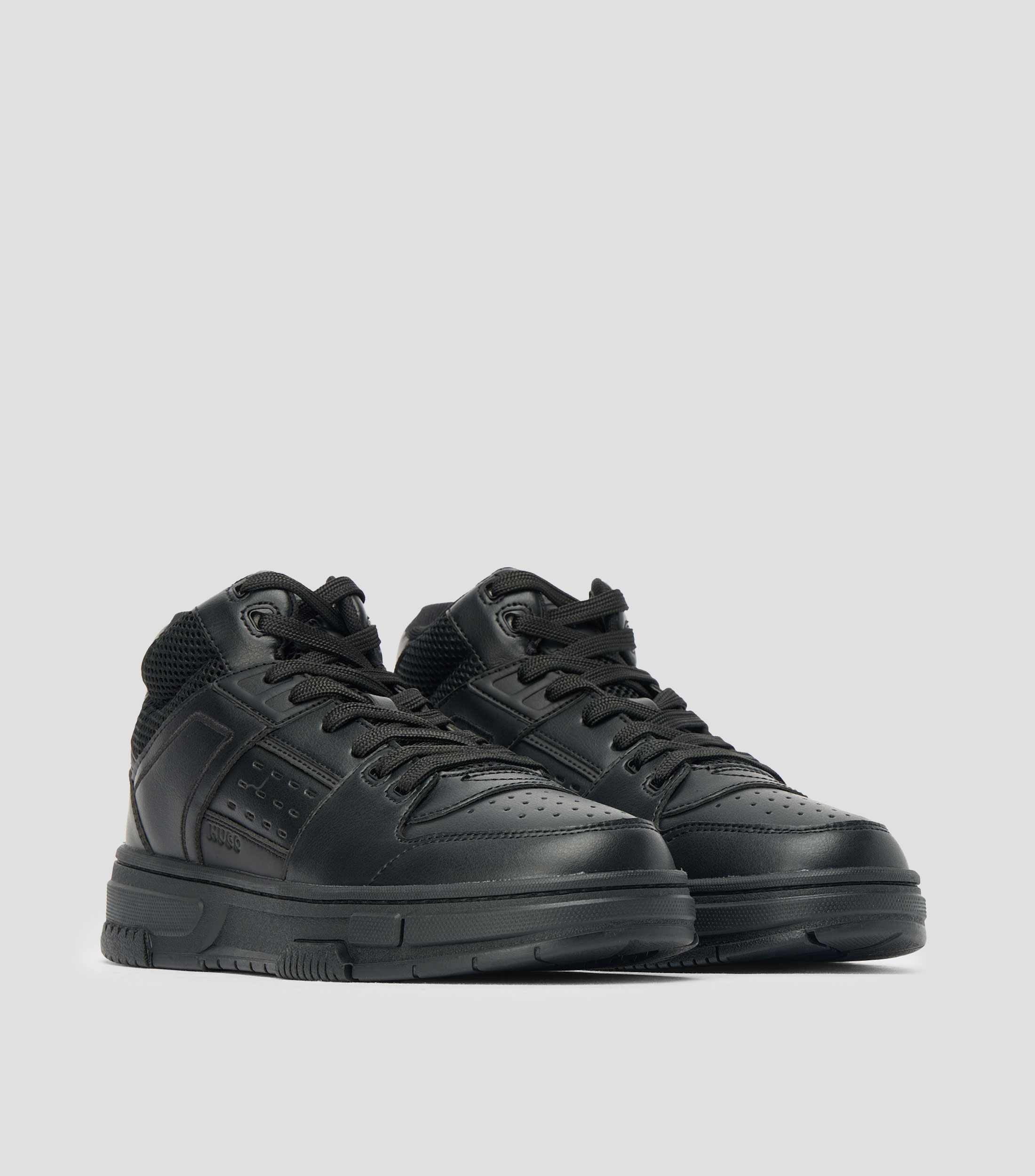 Tenis casuales tipo bota Hombre