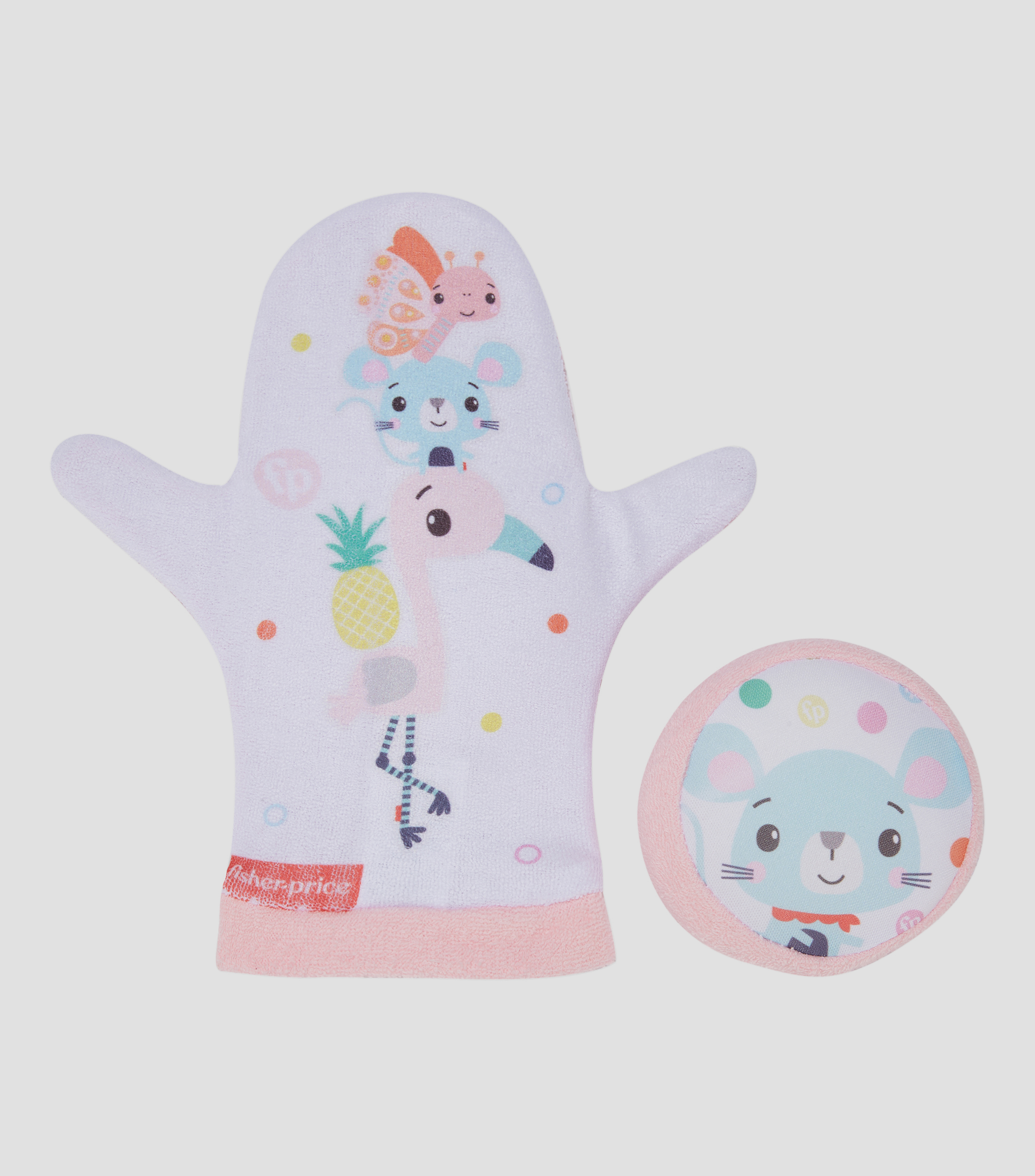 Set de Guante y Esponja para Baño 2 Piezas Bebé