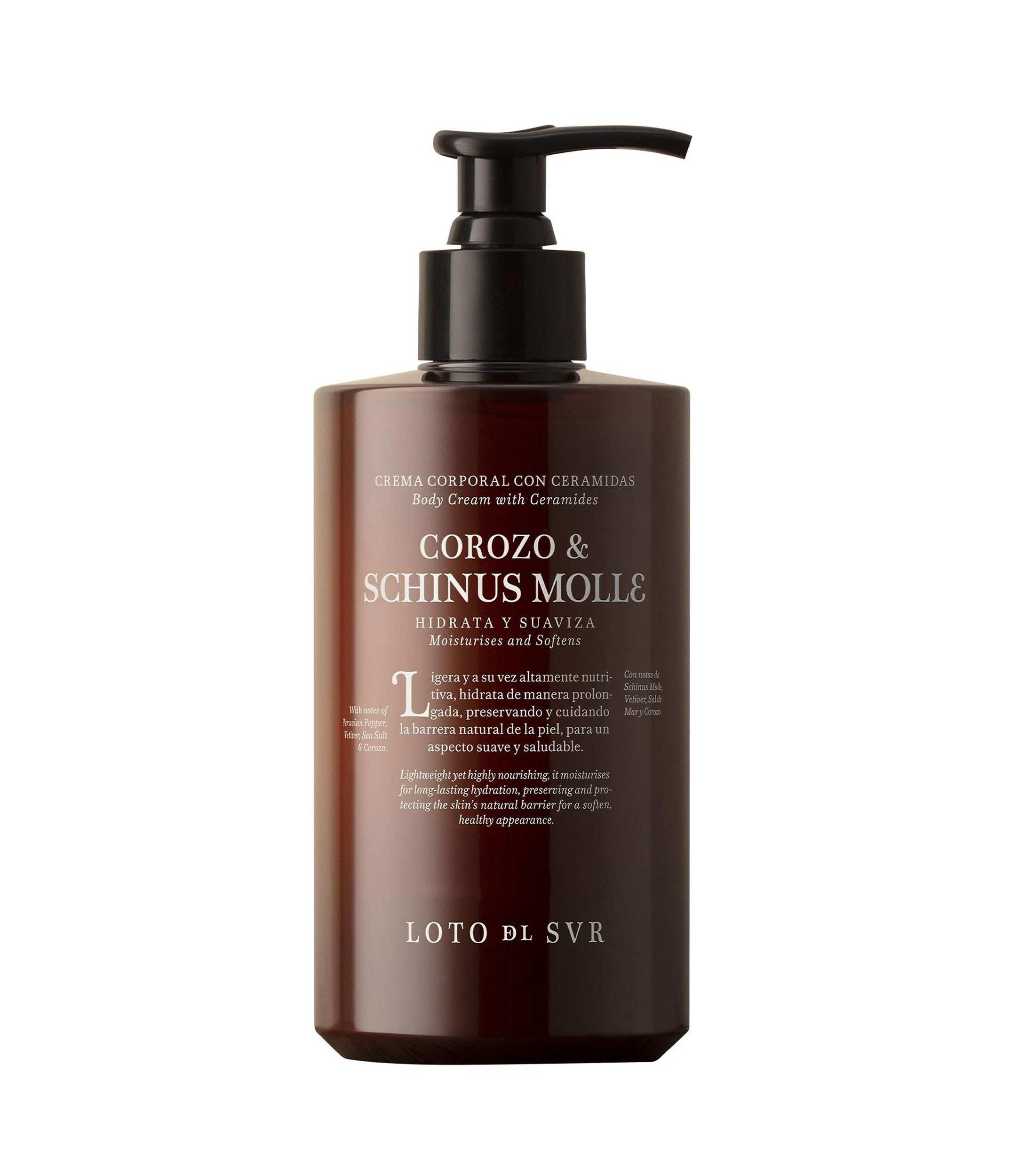Crema con Ceramidas Corozo & Schinus Molle, 300 ml