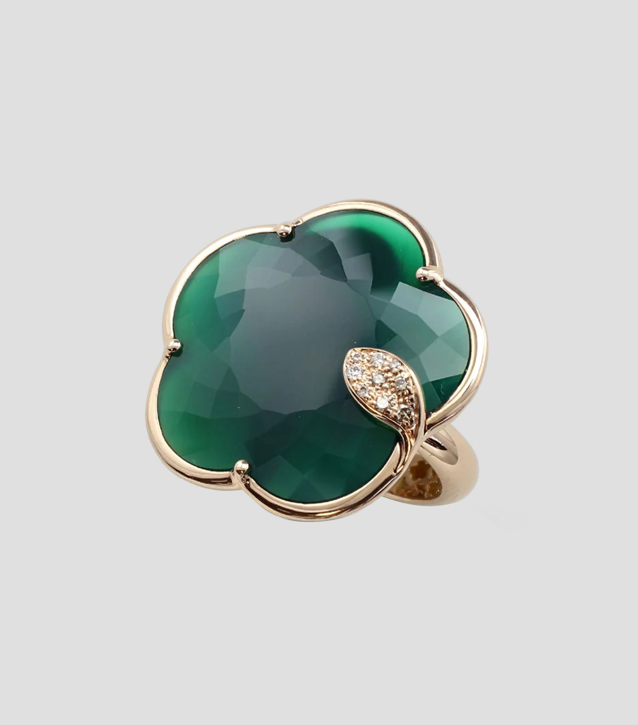 Anillo con Piedra e Incrustaciones Mujer