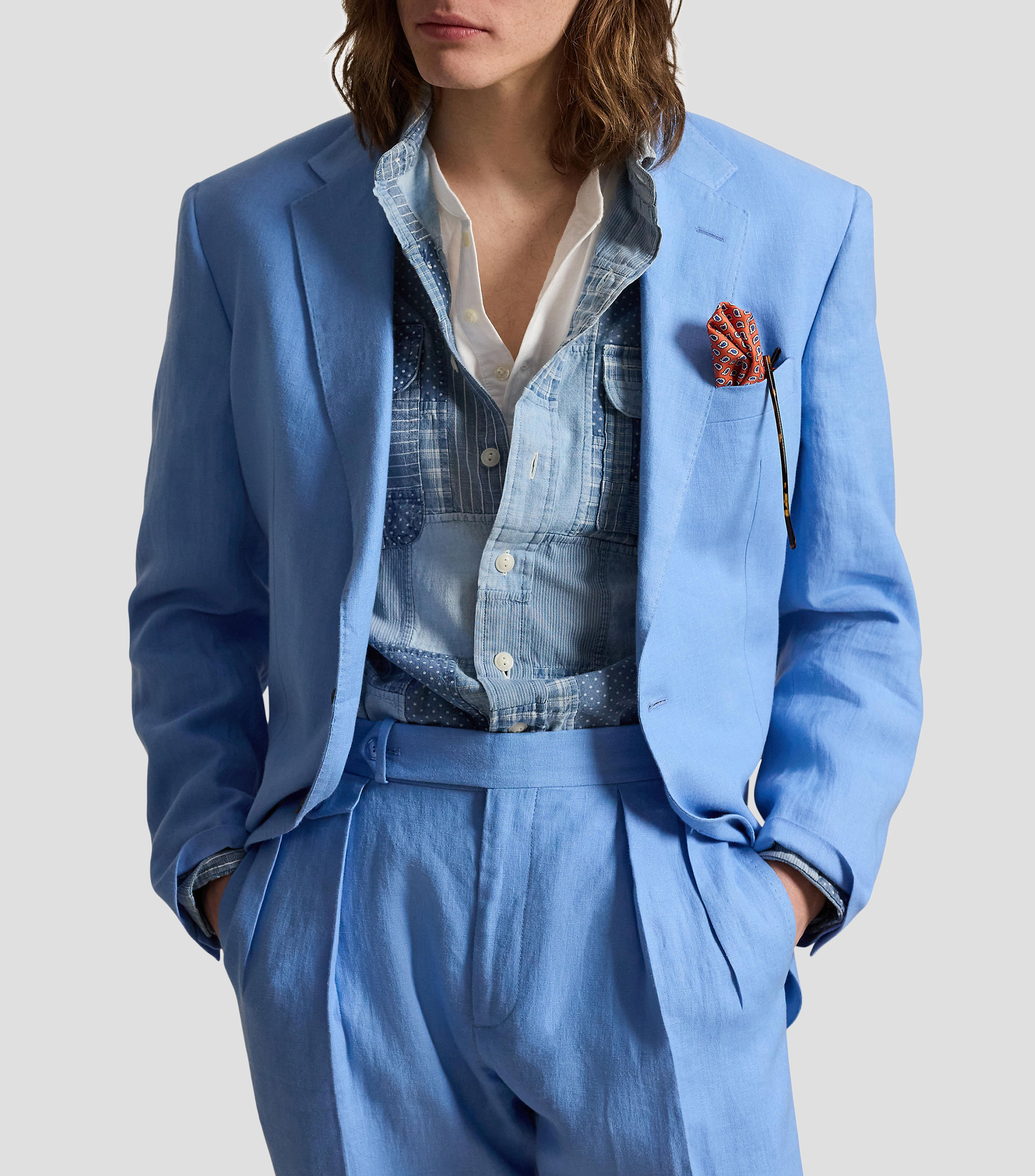 Saco liso Hombre