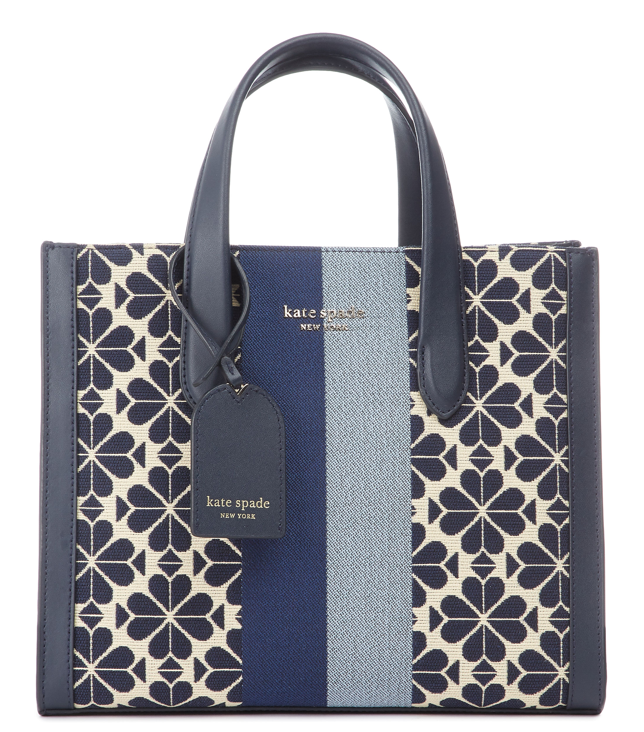 Kate Spade New York: Bolso tote azul con flor de cuatro hojas Mujer | El  Palacio de Hierro