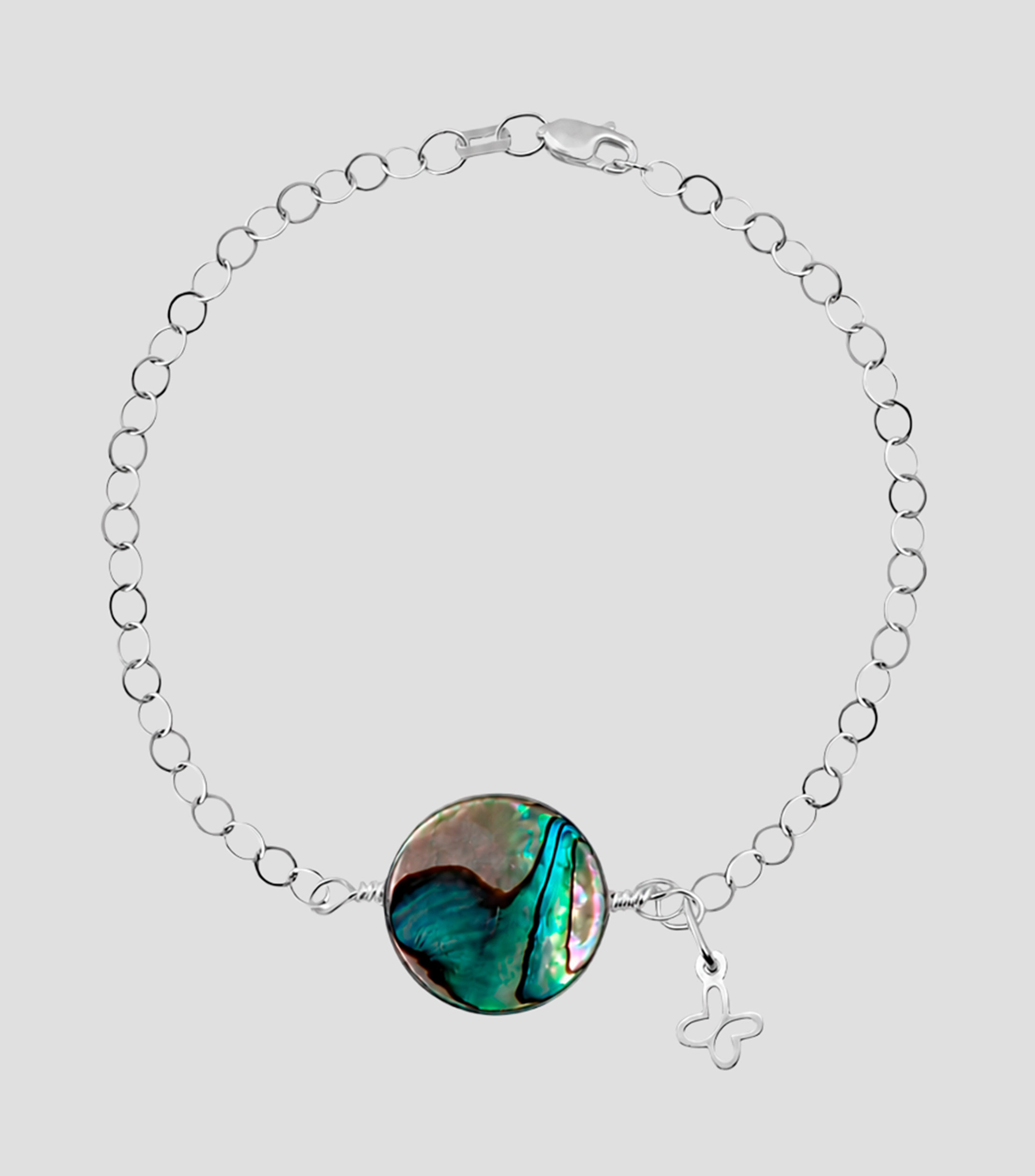 Pulsera en Plata .925 Mariposa Mujer