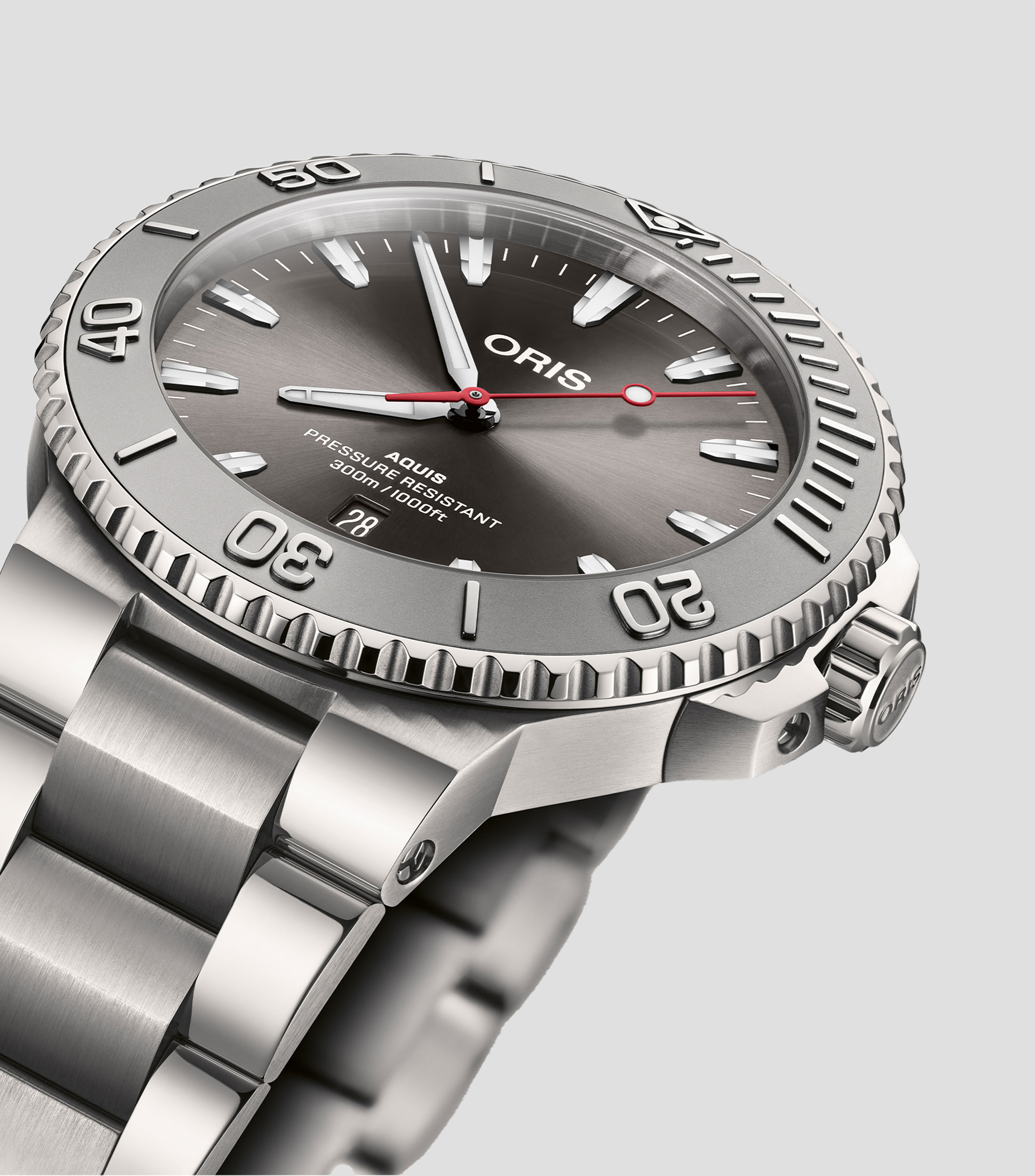 Reloj para Hombre Aquis Casual Plateado