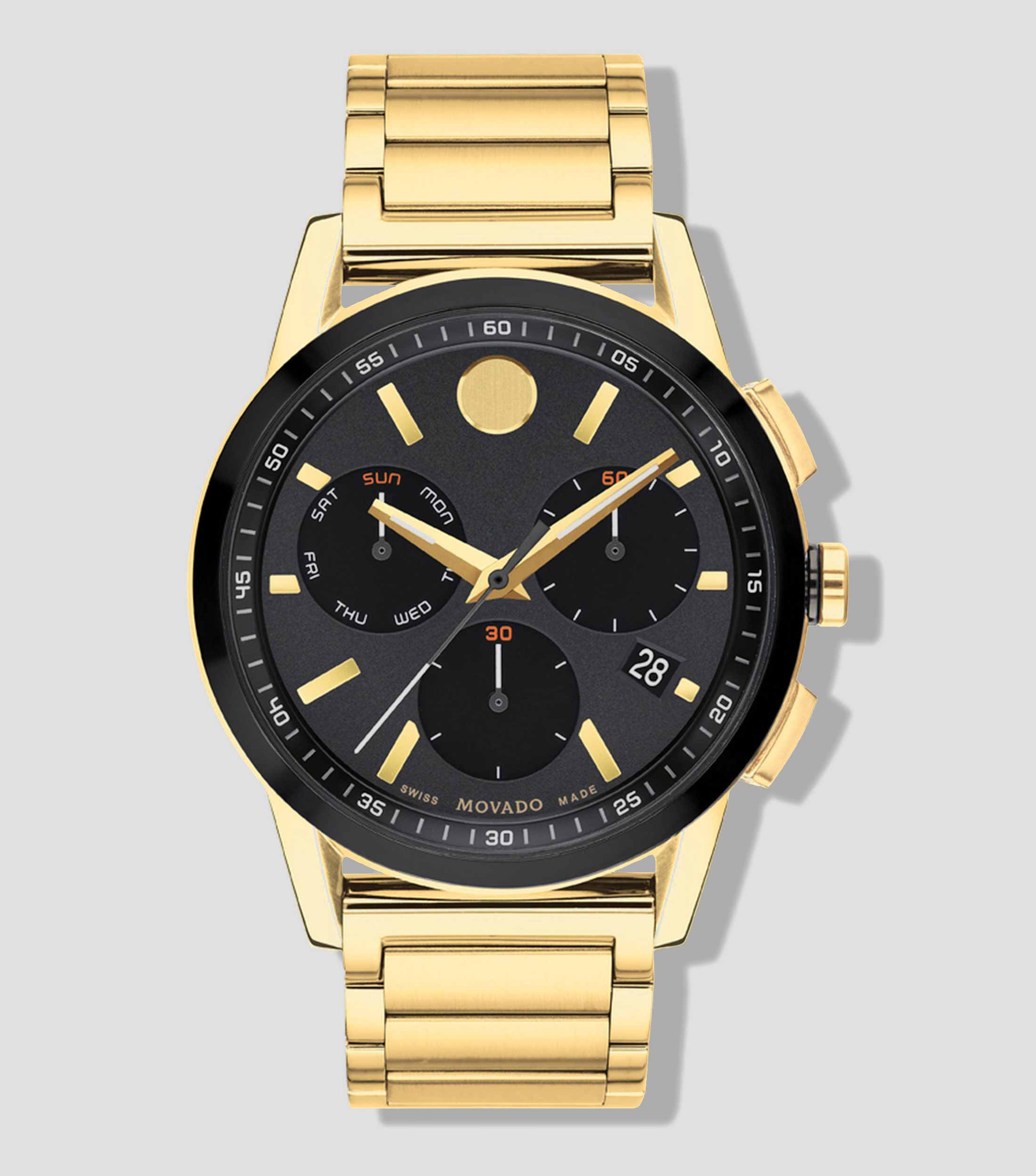 Reloj para Hombre Museum Sport De Vestir Dorado, Negro